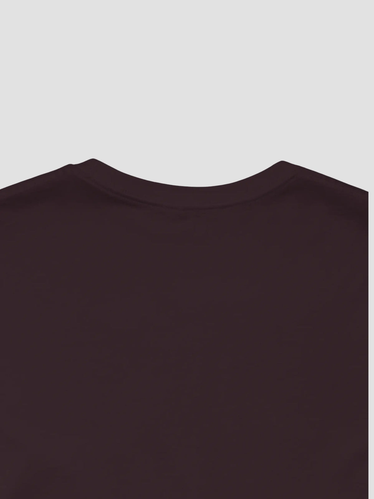 Crewneck Tee In Oxblood Black