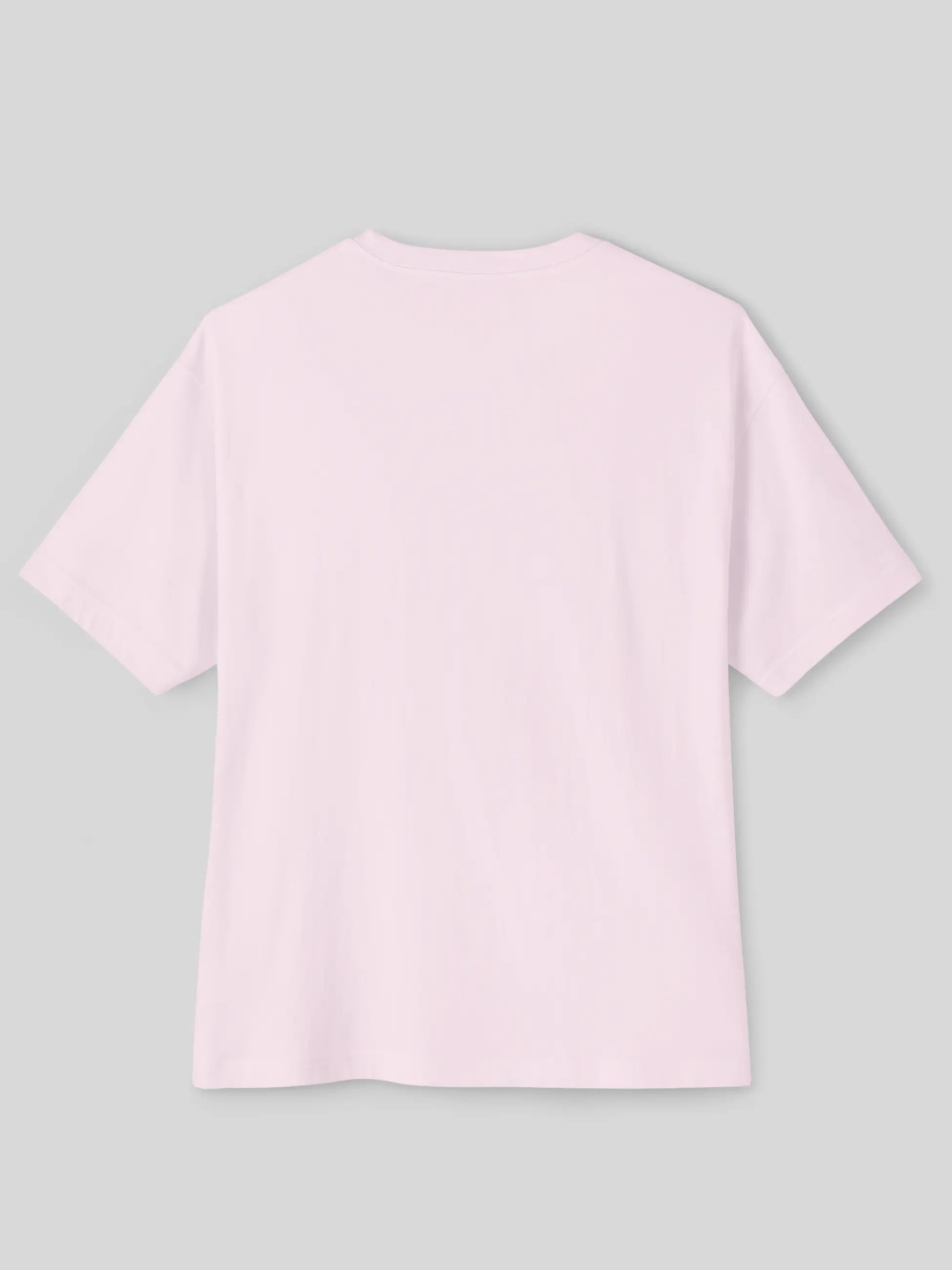 Oversized Tee In Soft Pink