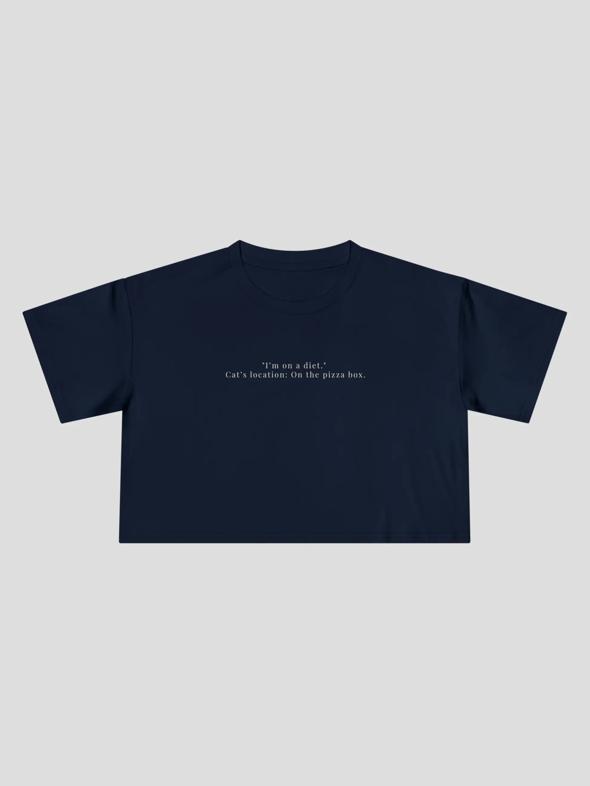 On Diet Cropped Tee