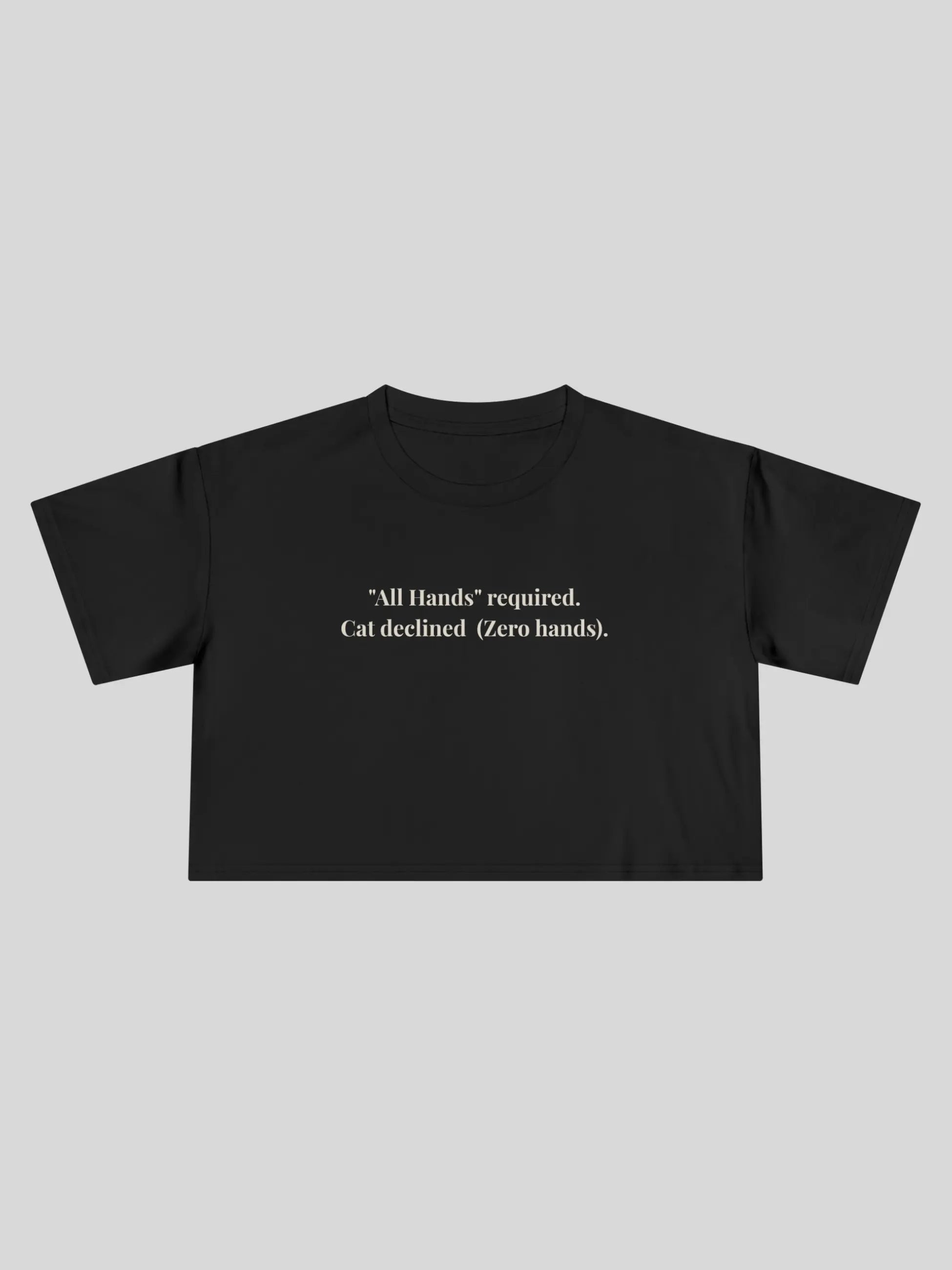 All Hands Cropped Tee