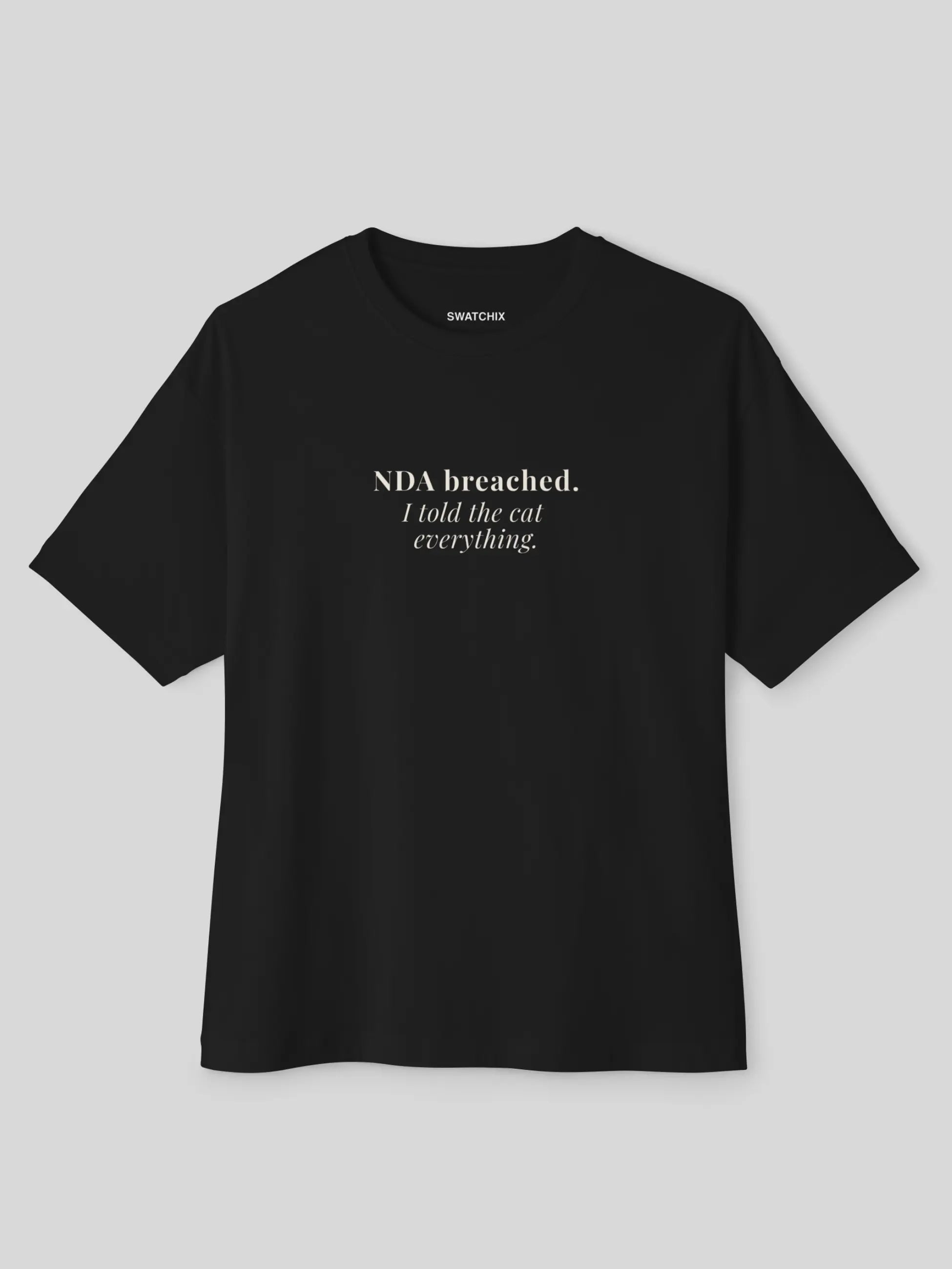 NDA Breached Oversized Tee