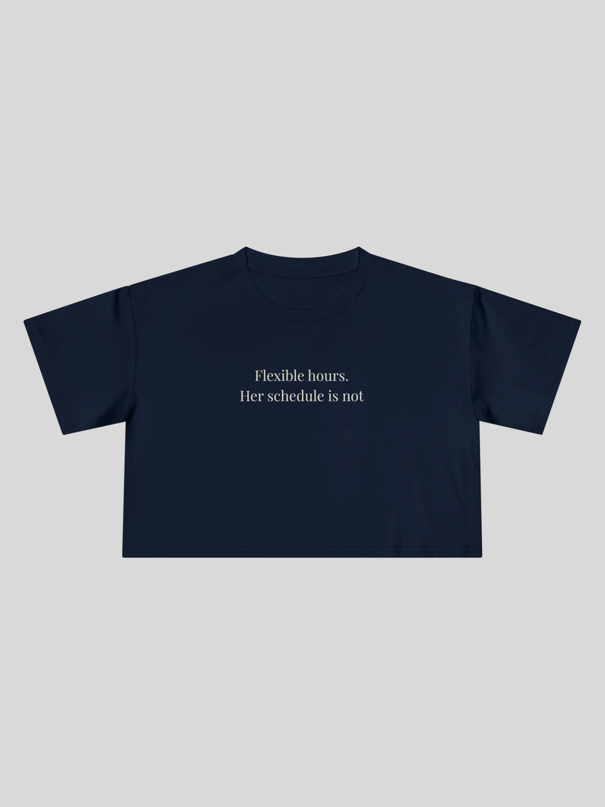 Flexible Hours Cropped Tee