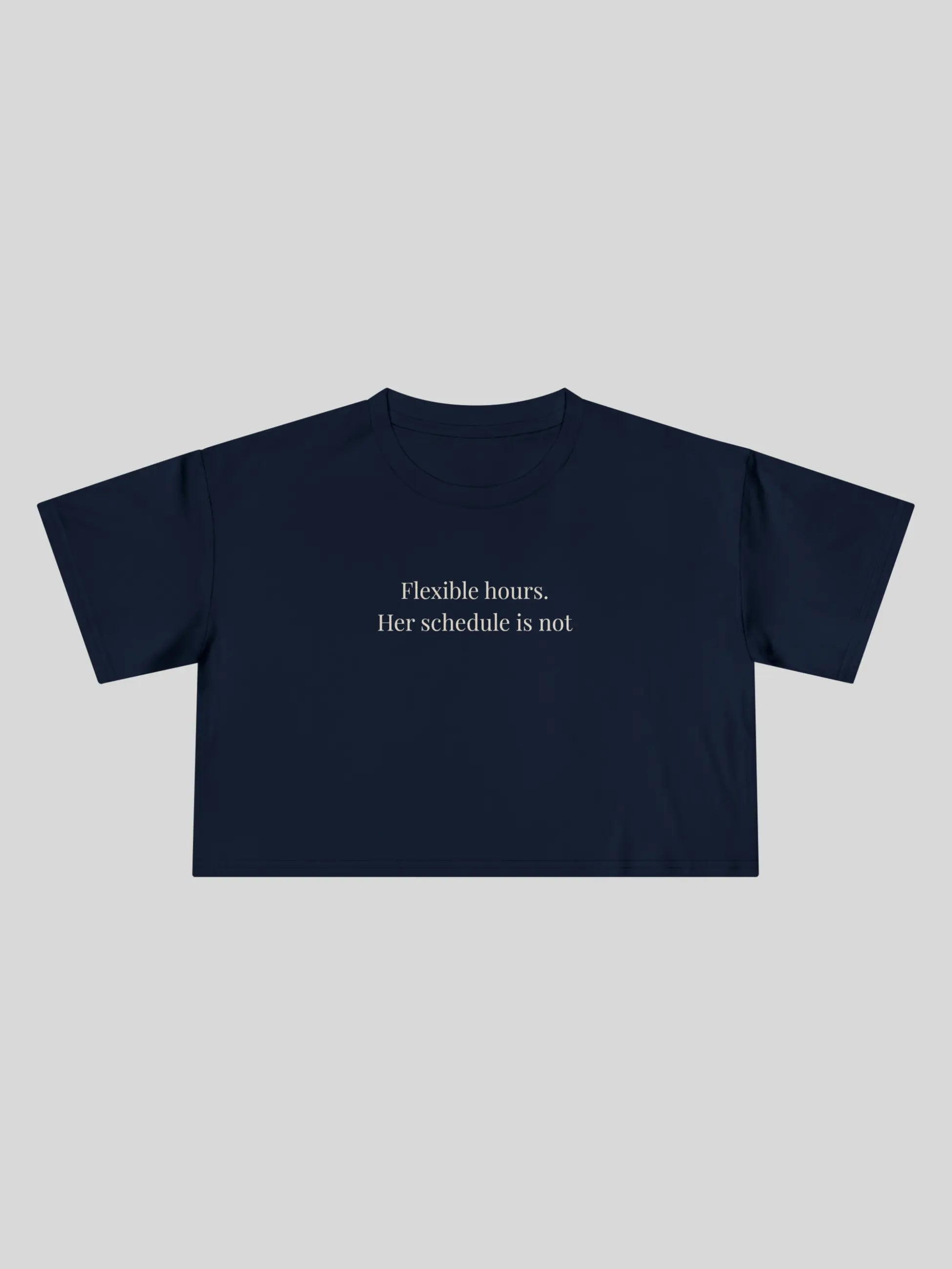 Flexible Hours Cropped Tee