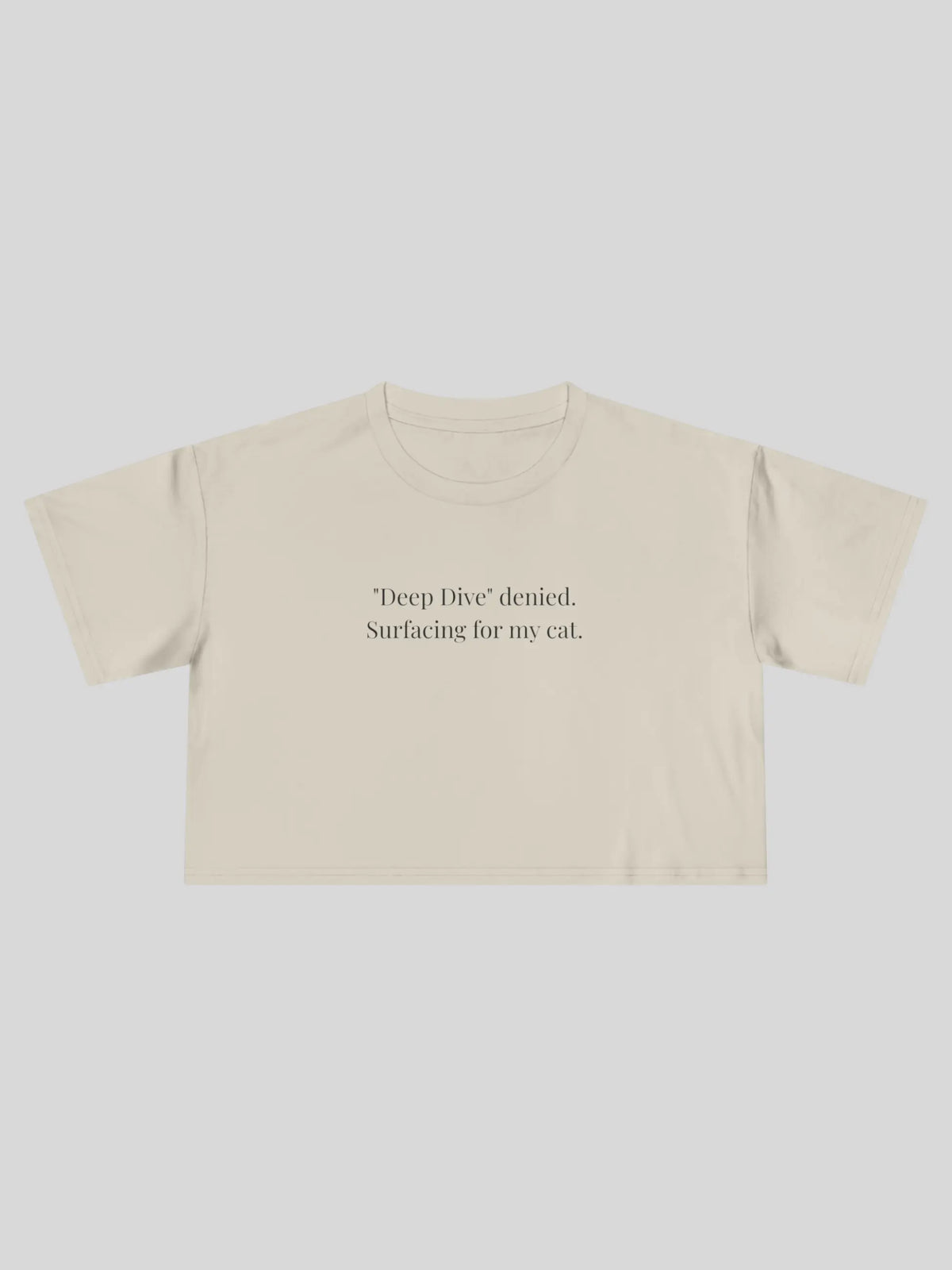 Deep Dive Cropped Tee