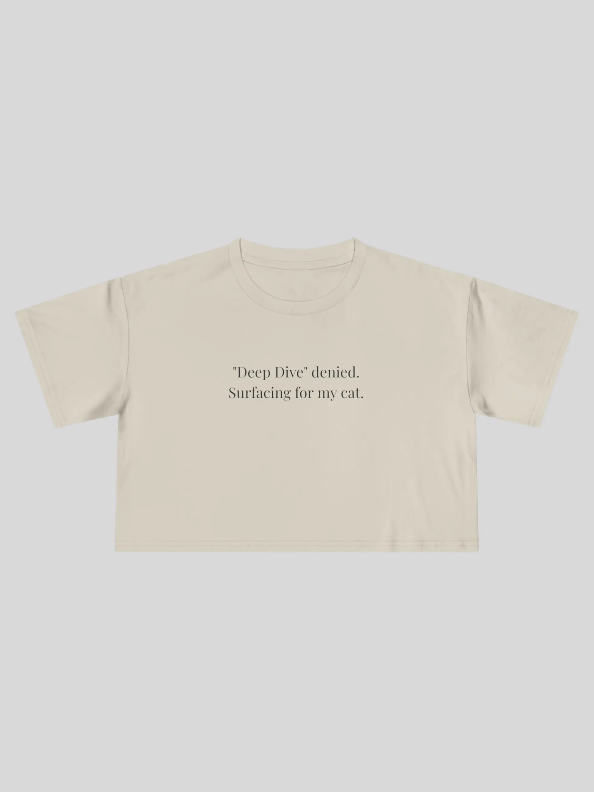 Deep Dive Cropped Tee
