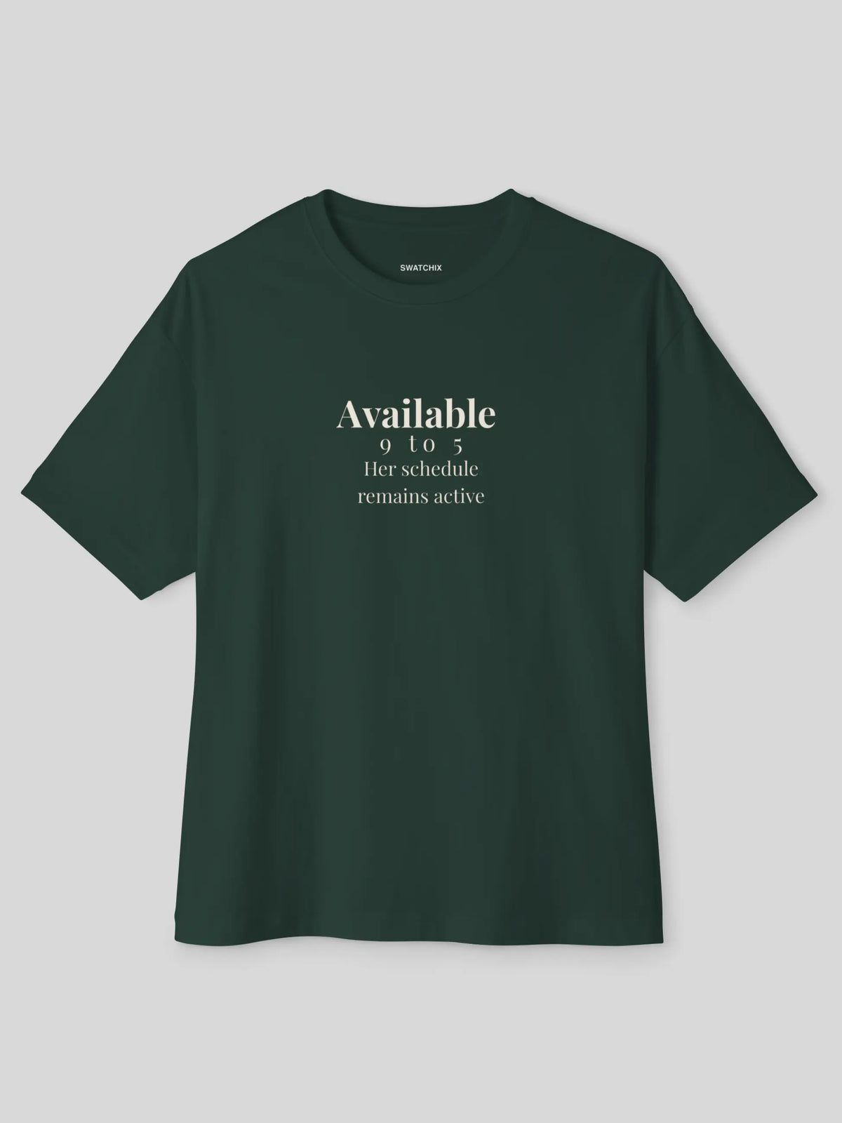 Available 9 to 5 Oversized Tee