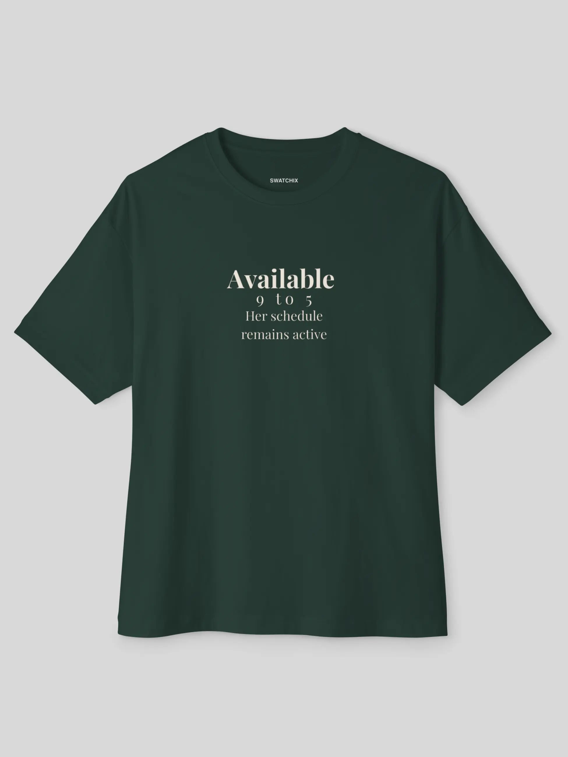 Available 9 to 5 Oversized Tee