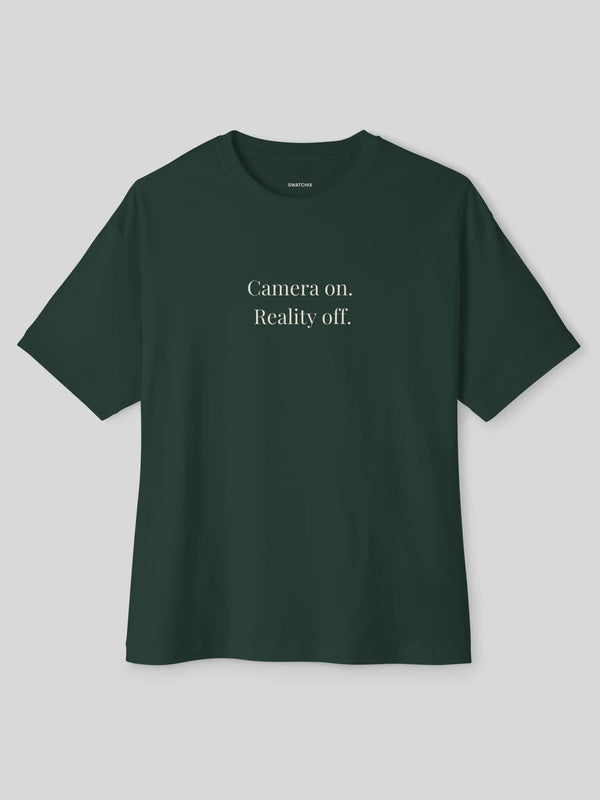 Camera On Oversized Tee