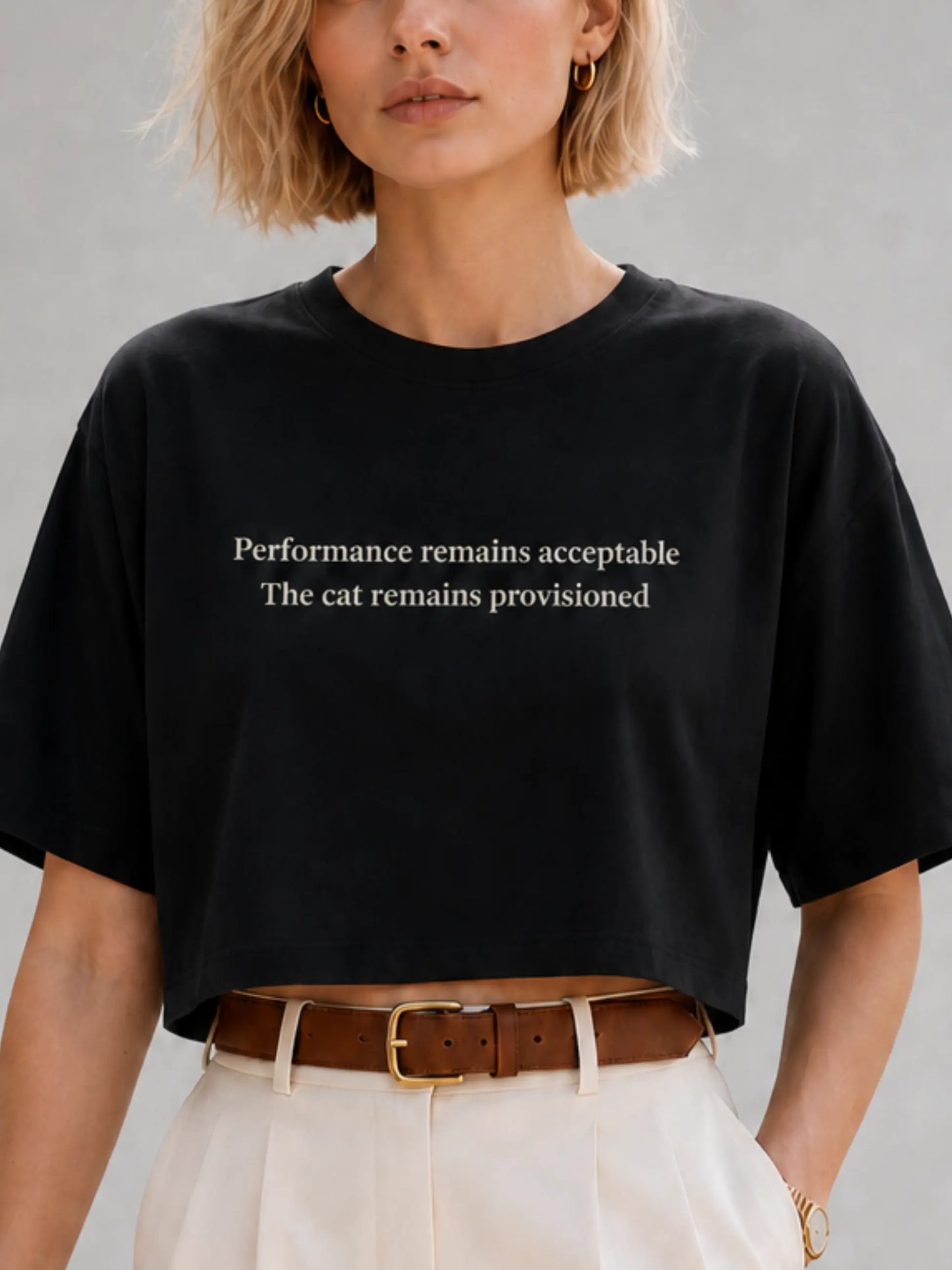 Performance Cropped Tee