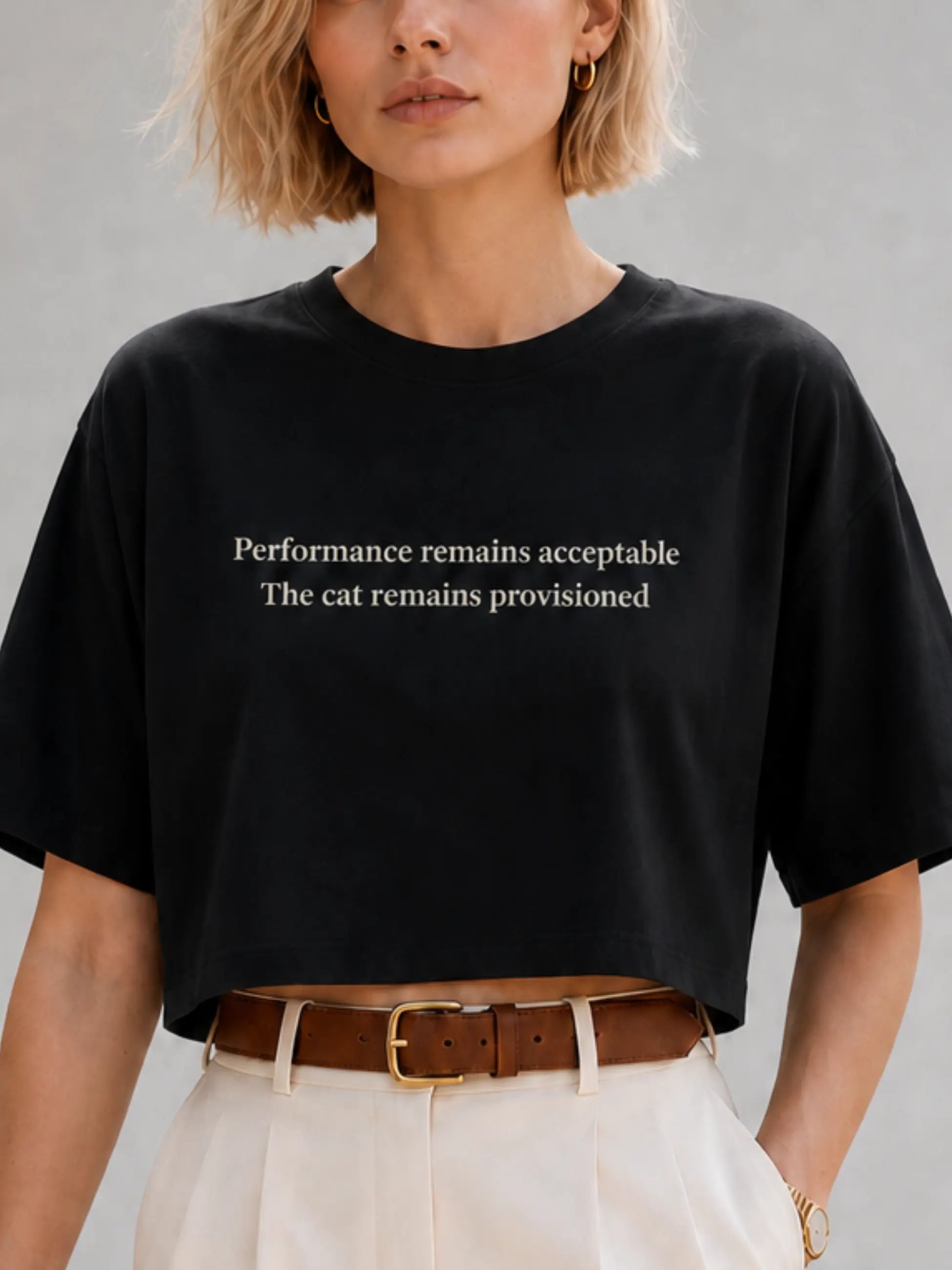 Performance Cropped Tee