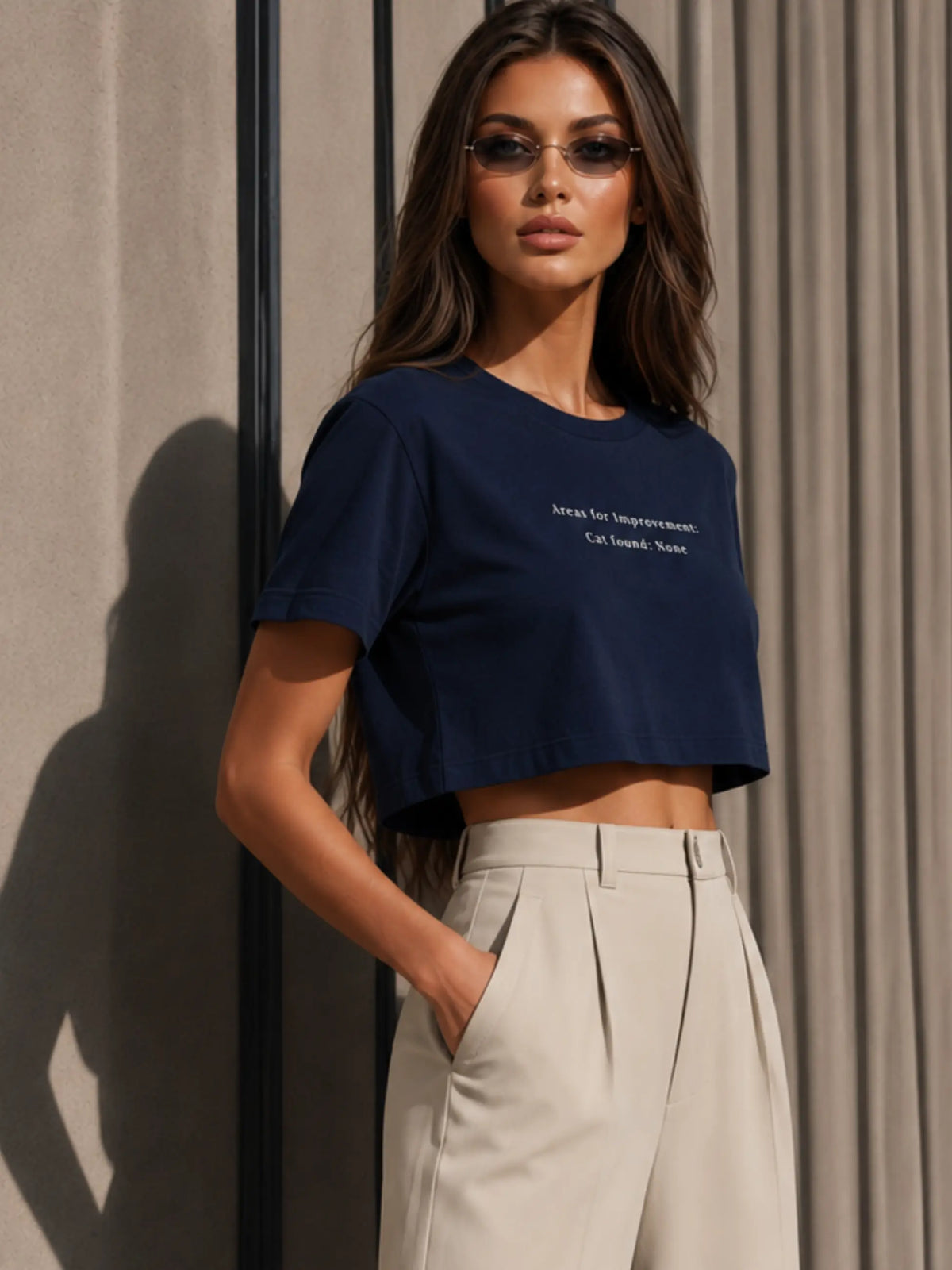 Areas for Improvement Cropped Tee