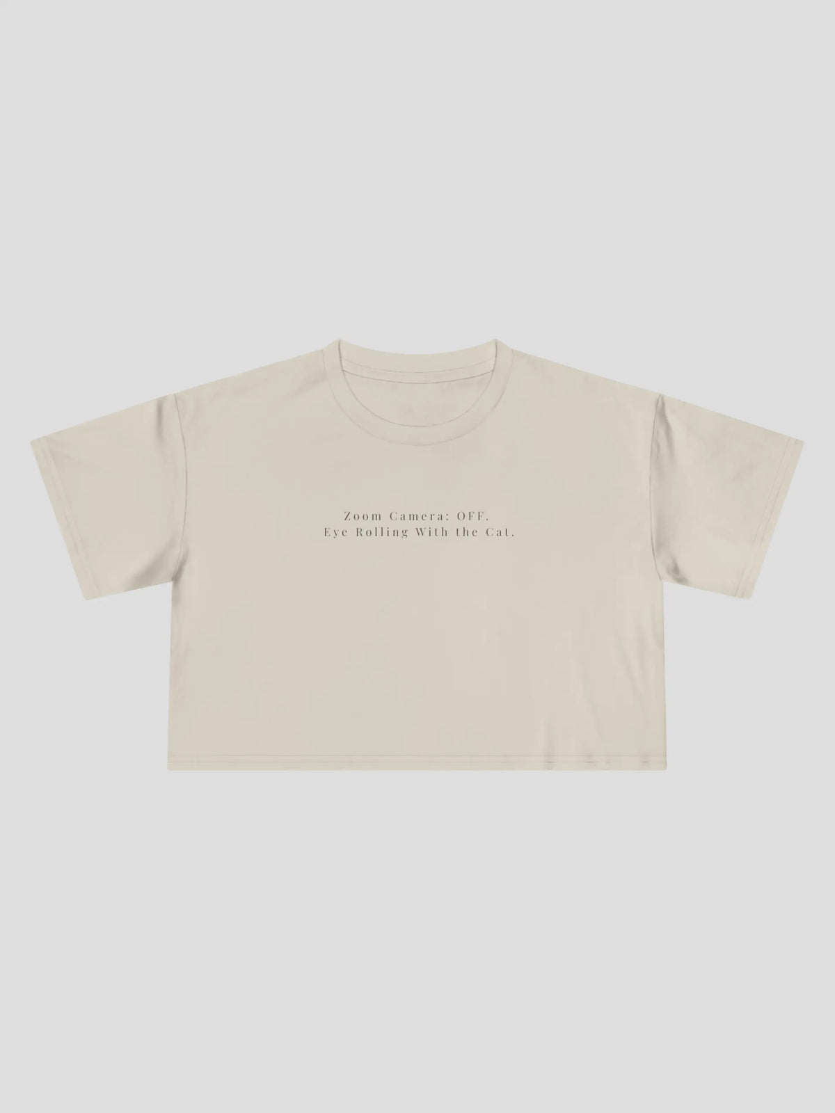 Zoom Camera Cropped Tee