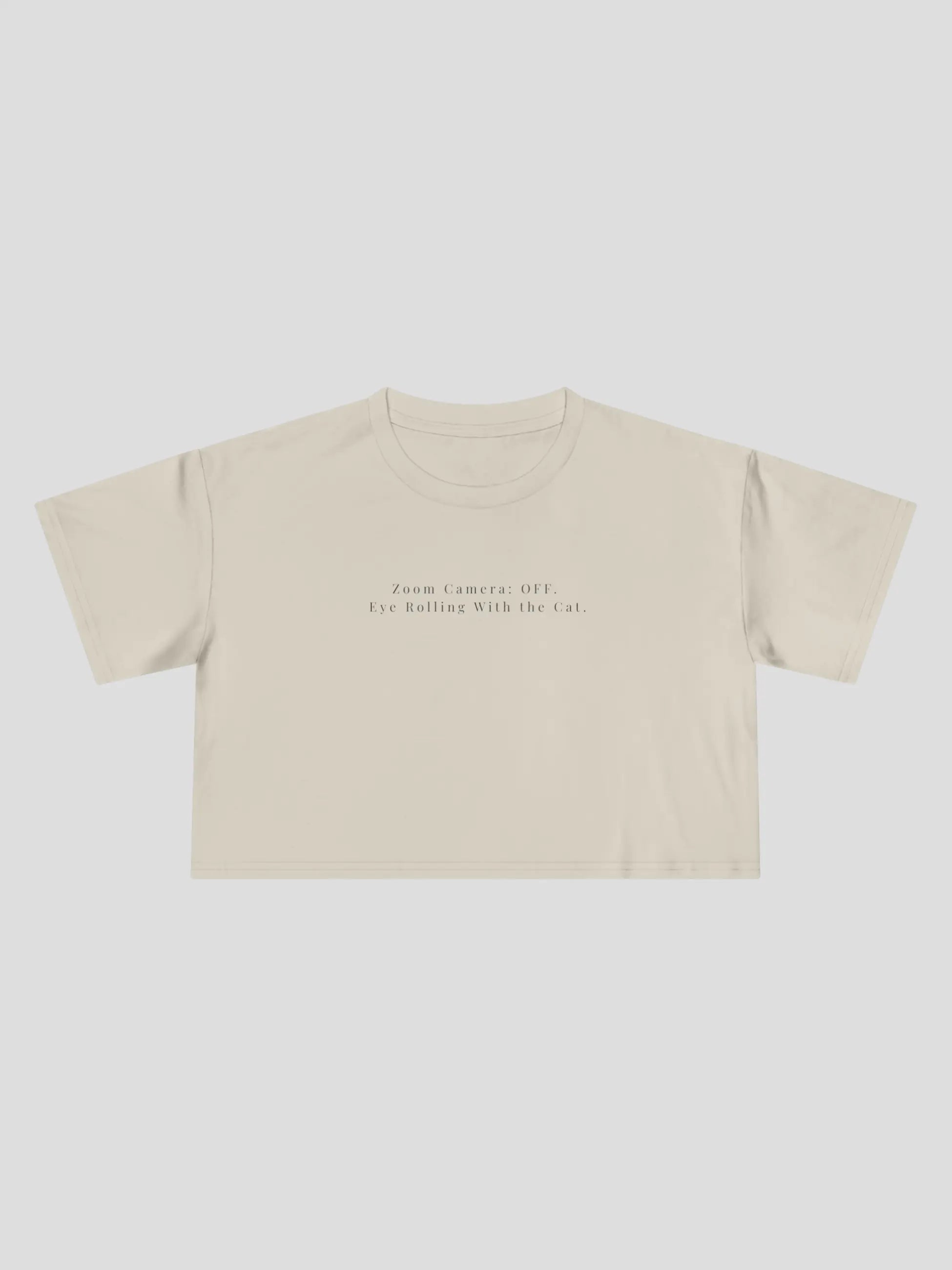 Zoom Camera Cropped Tee