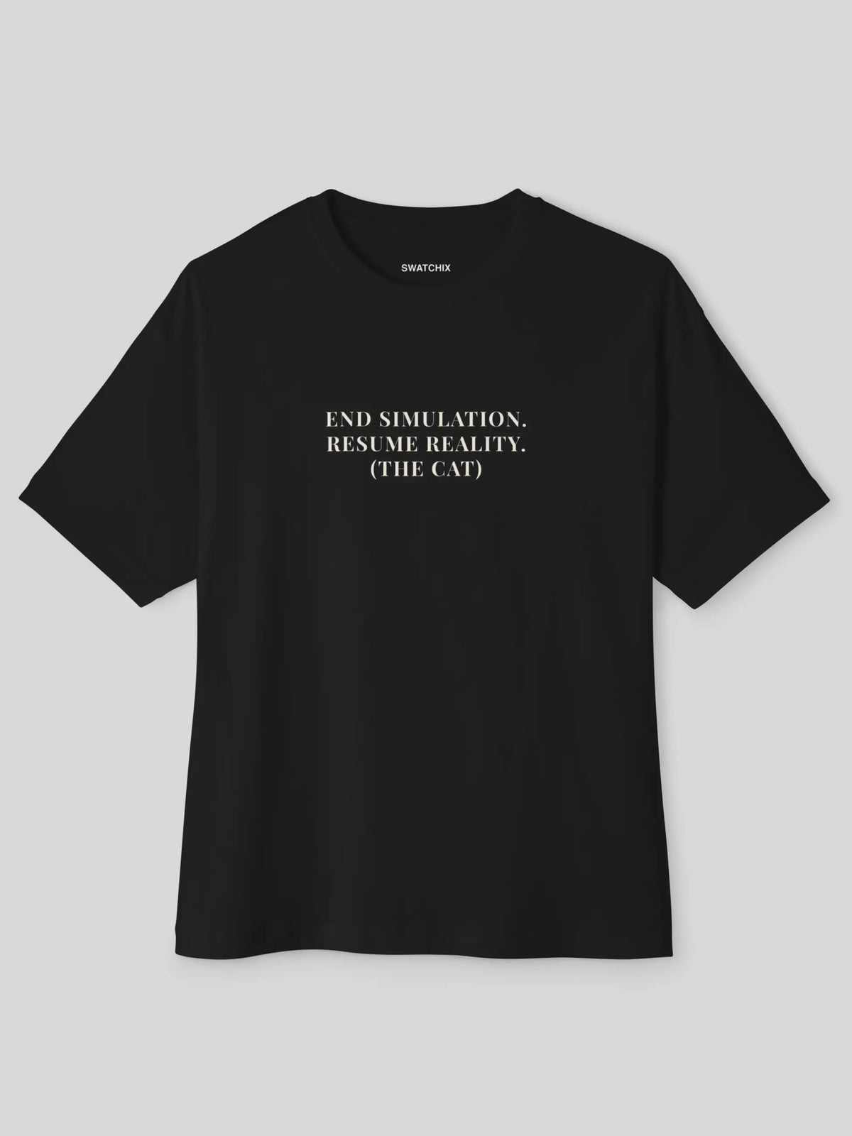 End Simulation Oversized Tee