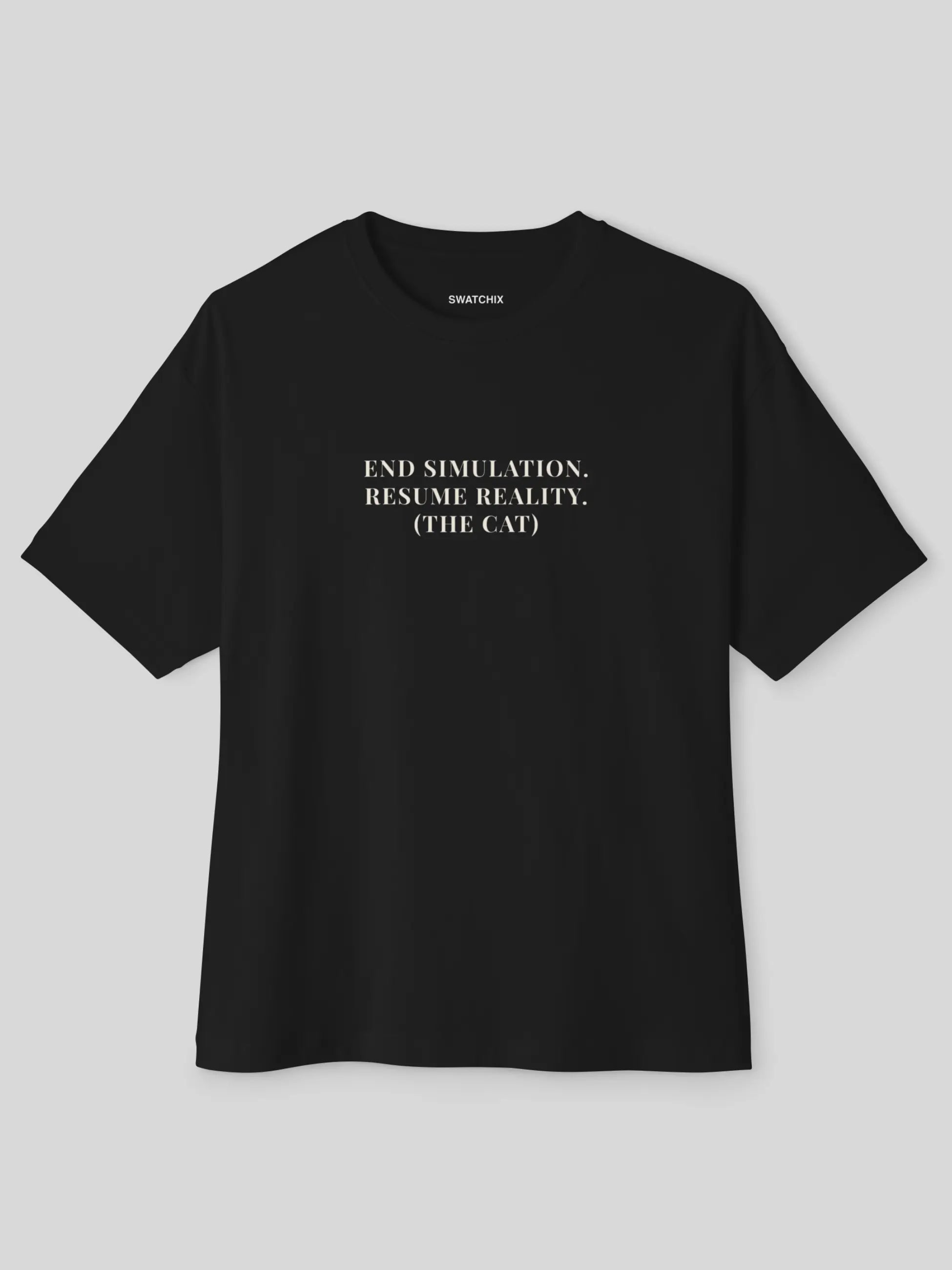 End Simulation Oversized Tee