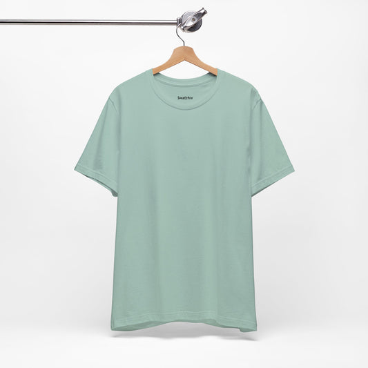 Unisex Crewneck Tee In Dusty Blue