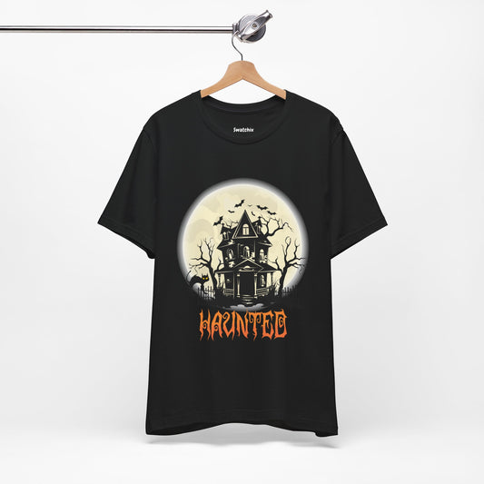 Halloween Haunted Mansion Unisex Crewneck Tee