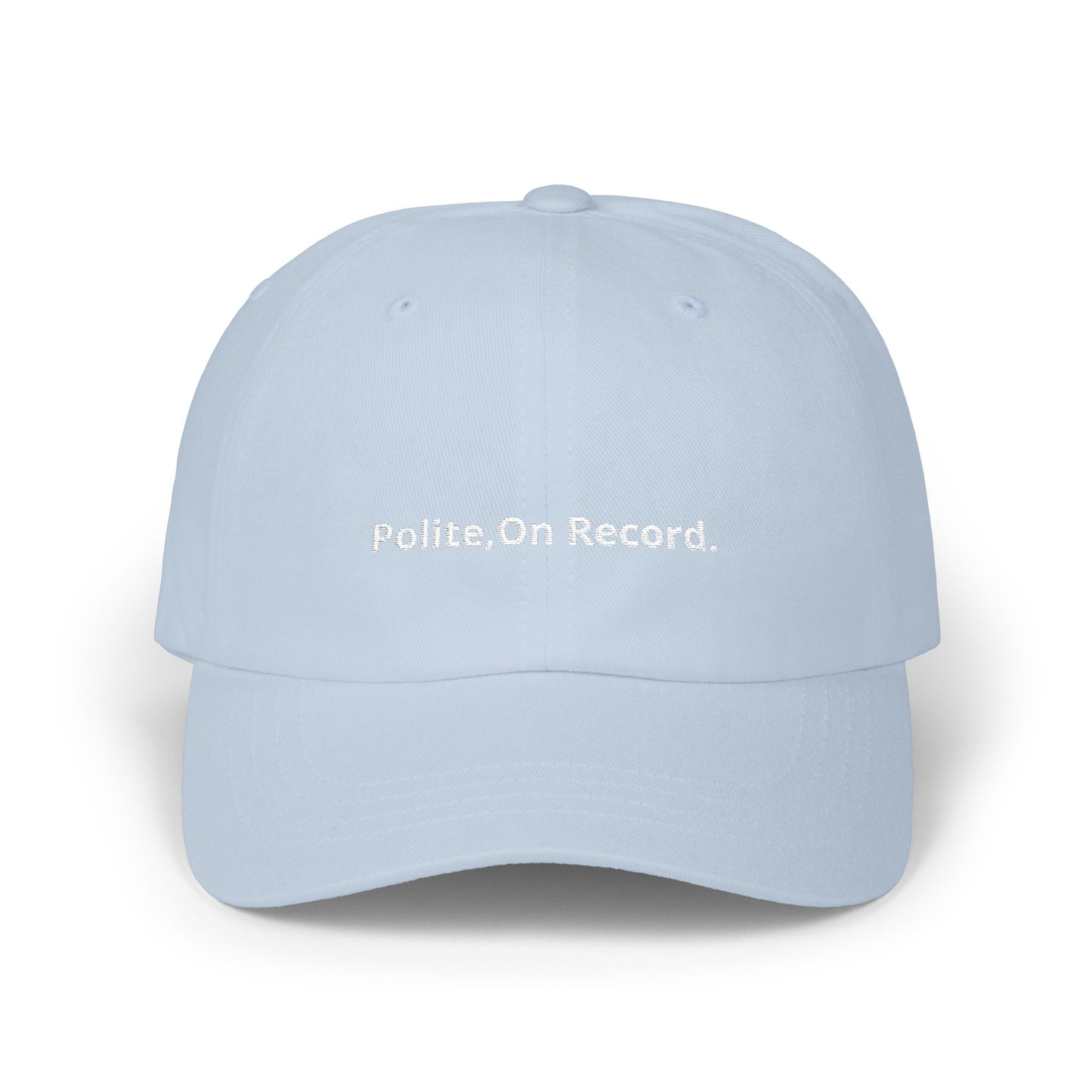 Polite on Record Cap