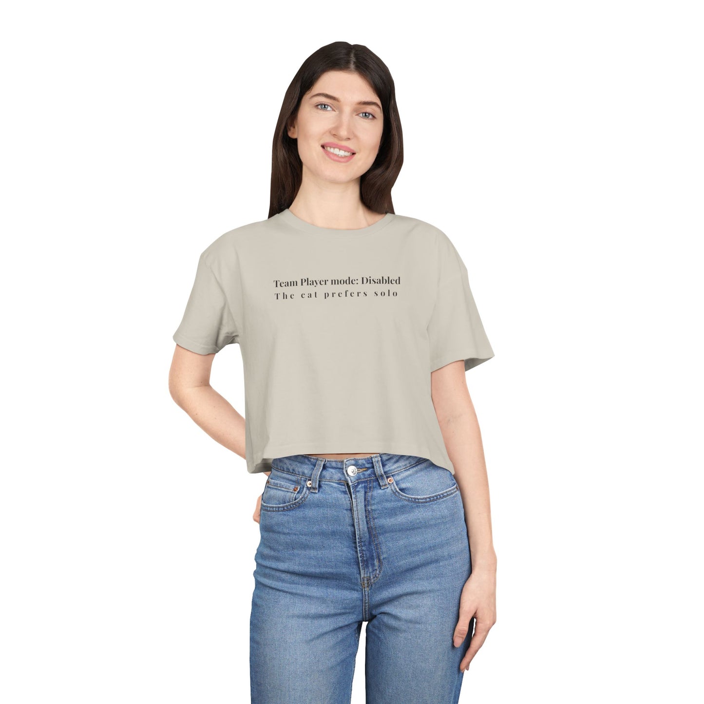 Team Player Mode Cropped Tee