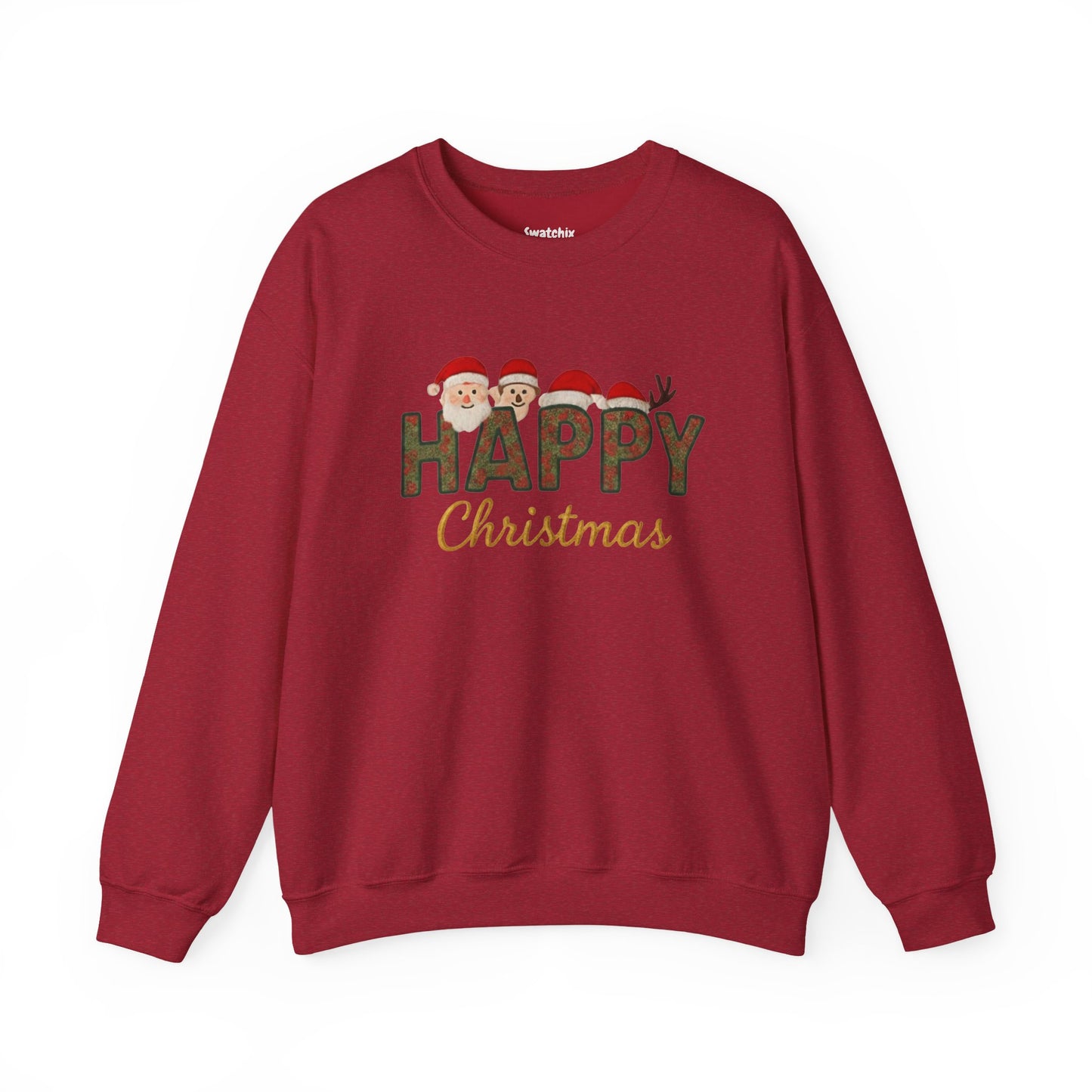 Happy Christmas Crew Unisex Crewneck Sweatshirt
