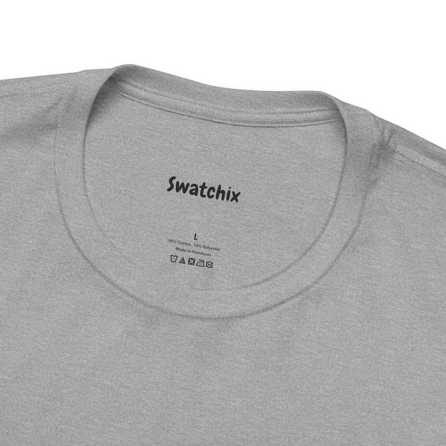 Unisex crewneck Tee In Heather Grey