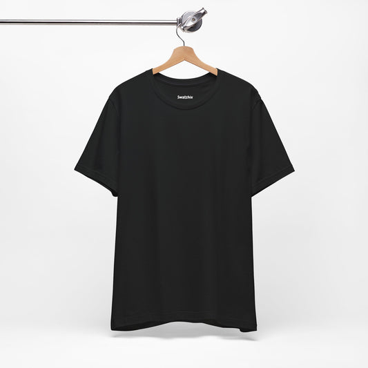Unisex crewneck Tee In Black