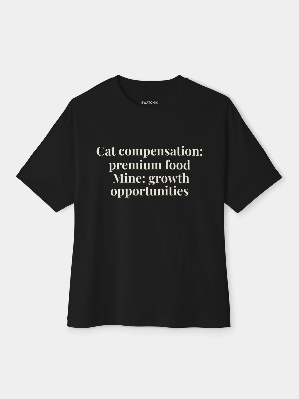 Cat Compensation Oversized Tee