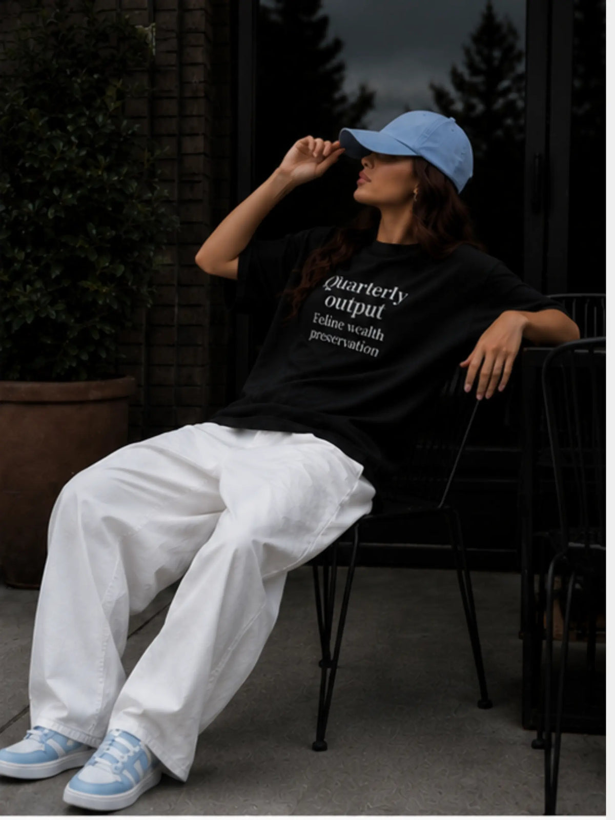 Quarterly Output Oversized Tee