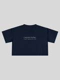 Corporate Strategy Cropped Tee