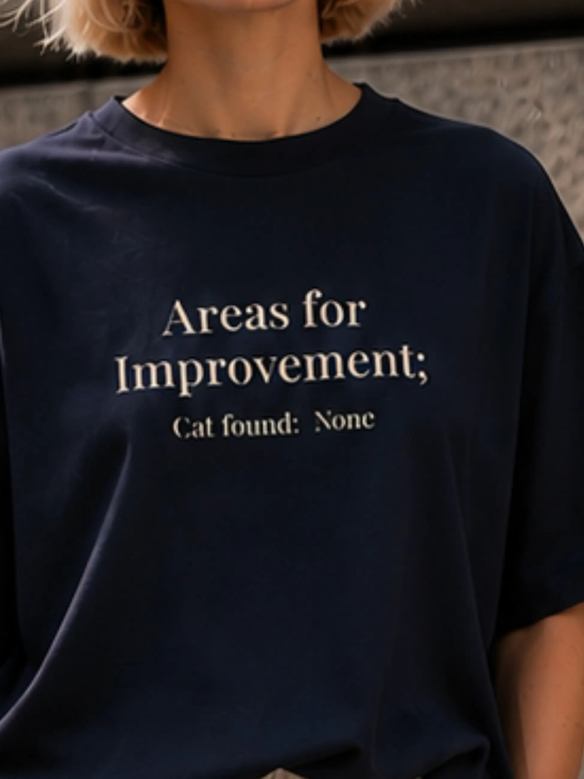 Areas for Improvement Oversized Tee