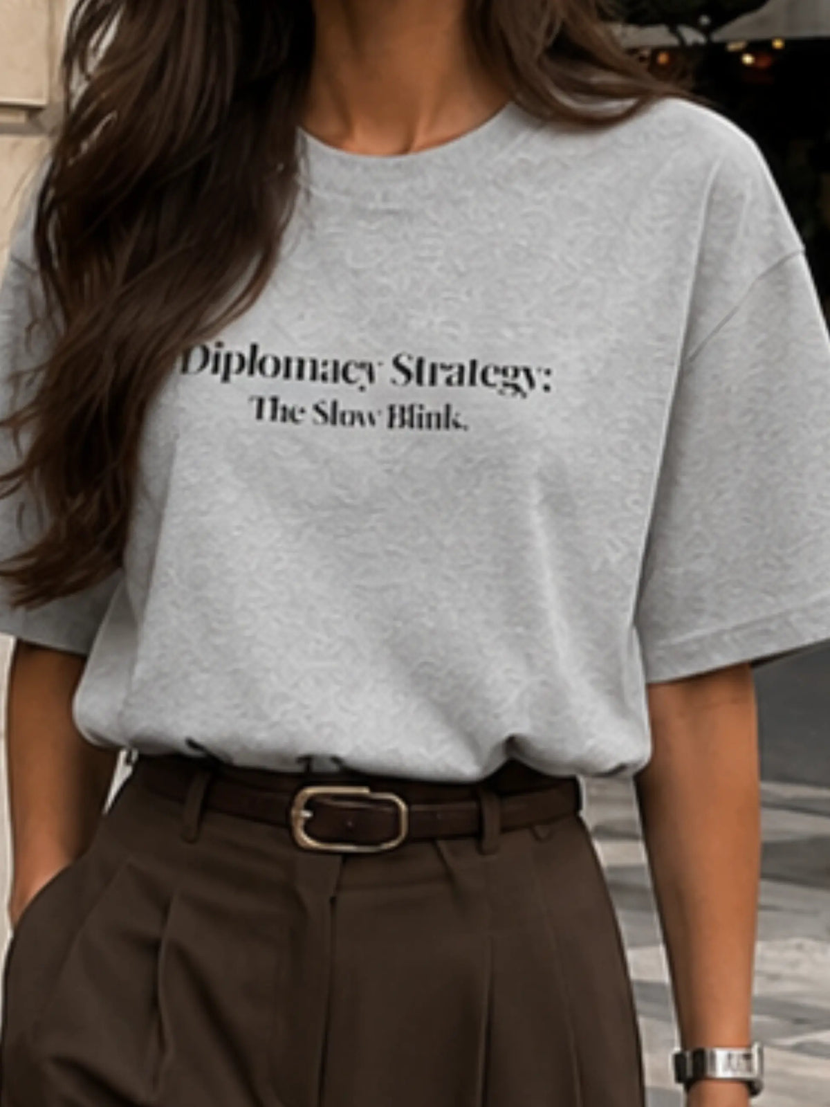 Diplomacy Strategy Oversized Tee