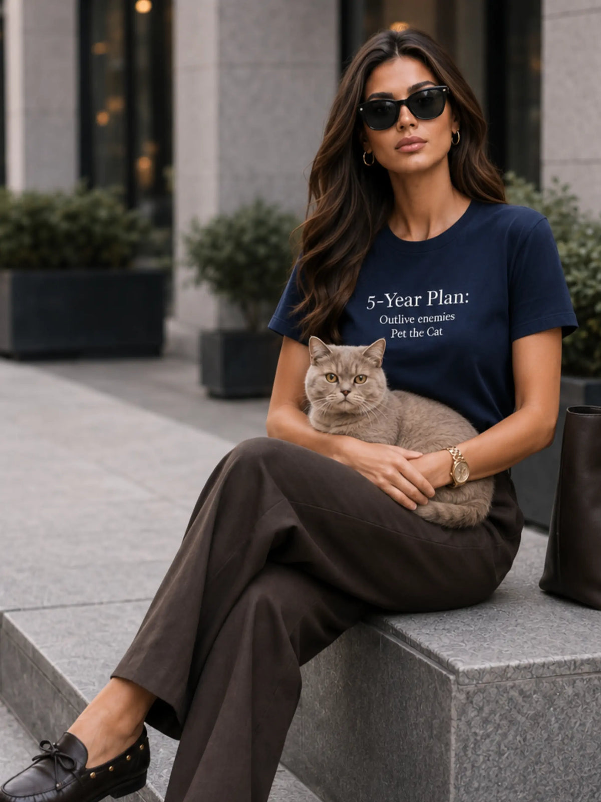 5 Year Plan Crewneck Tee