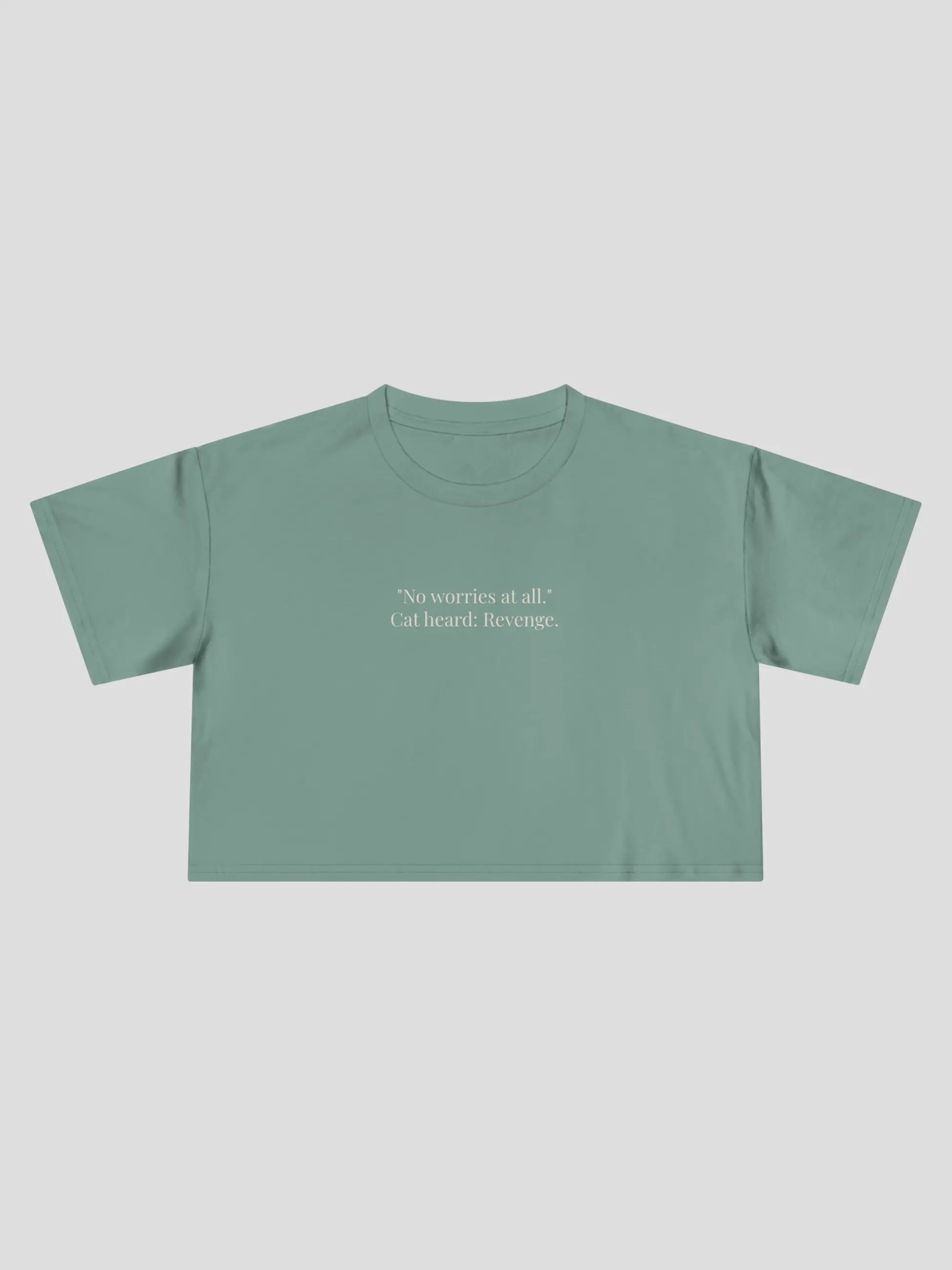 No Worries Cropped Tee