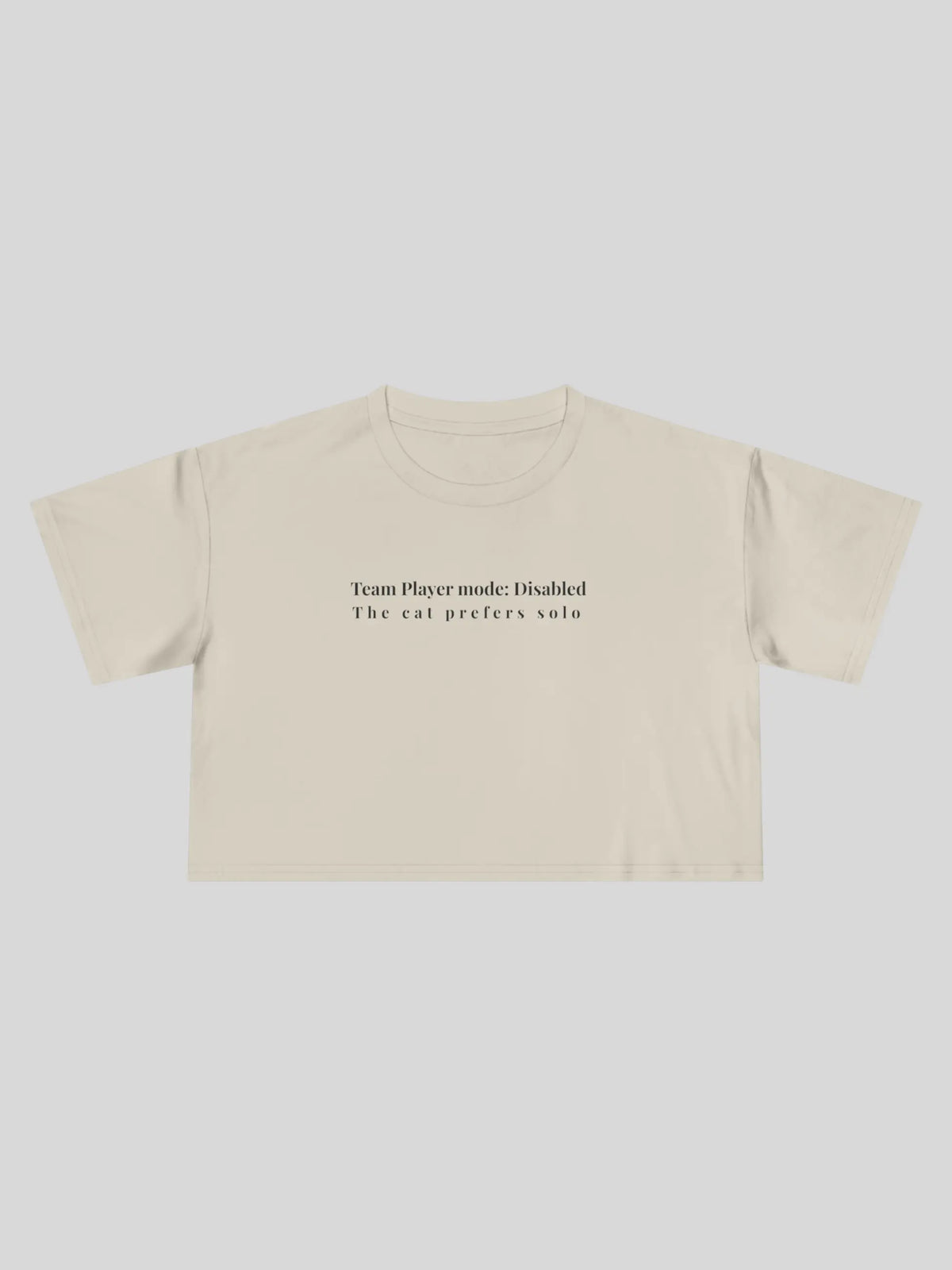 Team Player Mode Cropped Tee