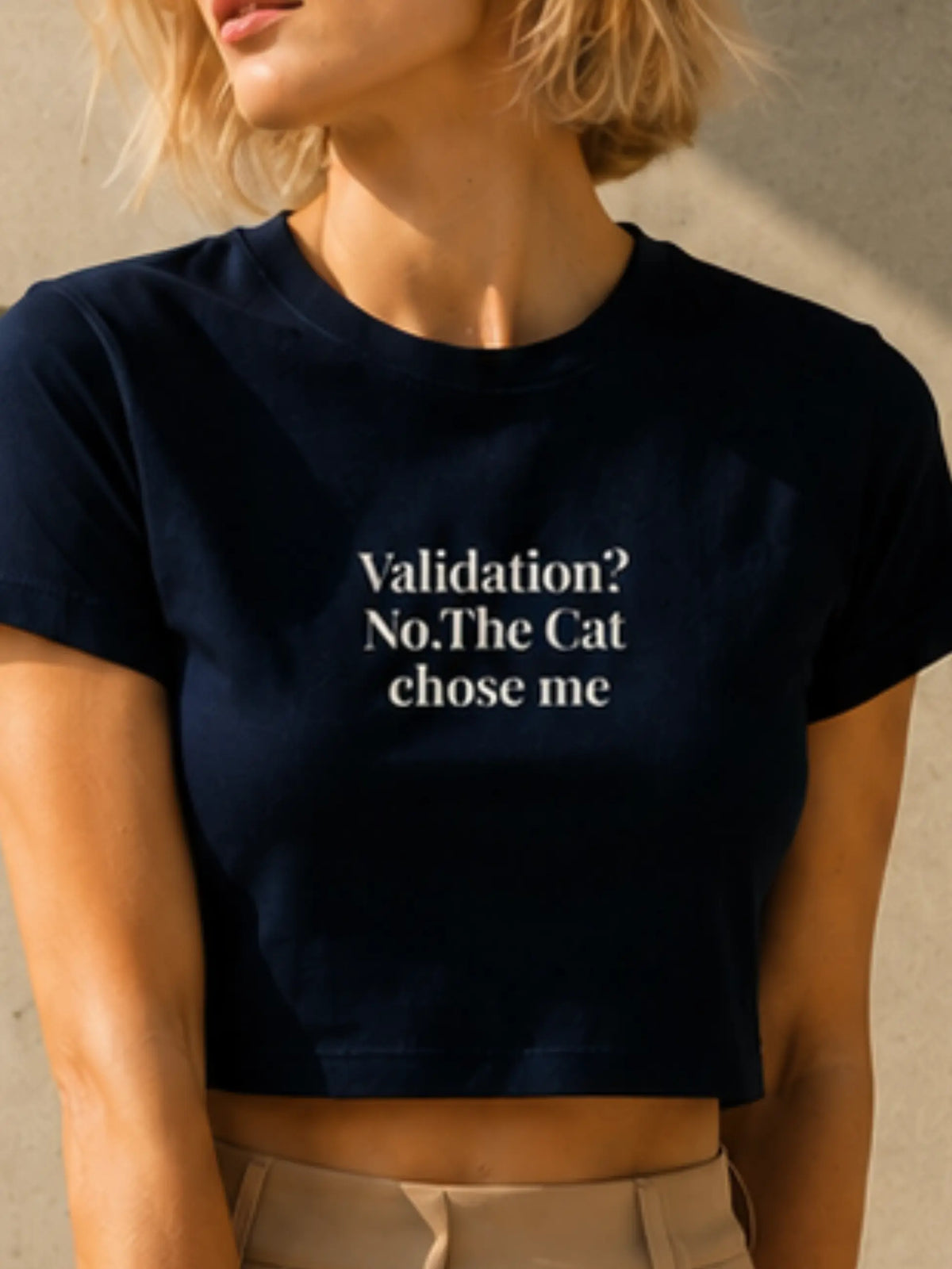 Validation Cropped Tee