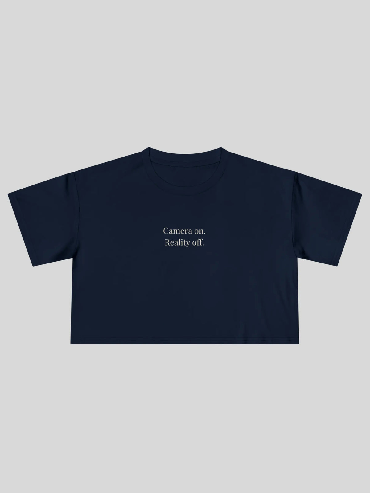 Camera On Cropped Tee