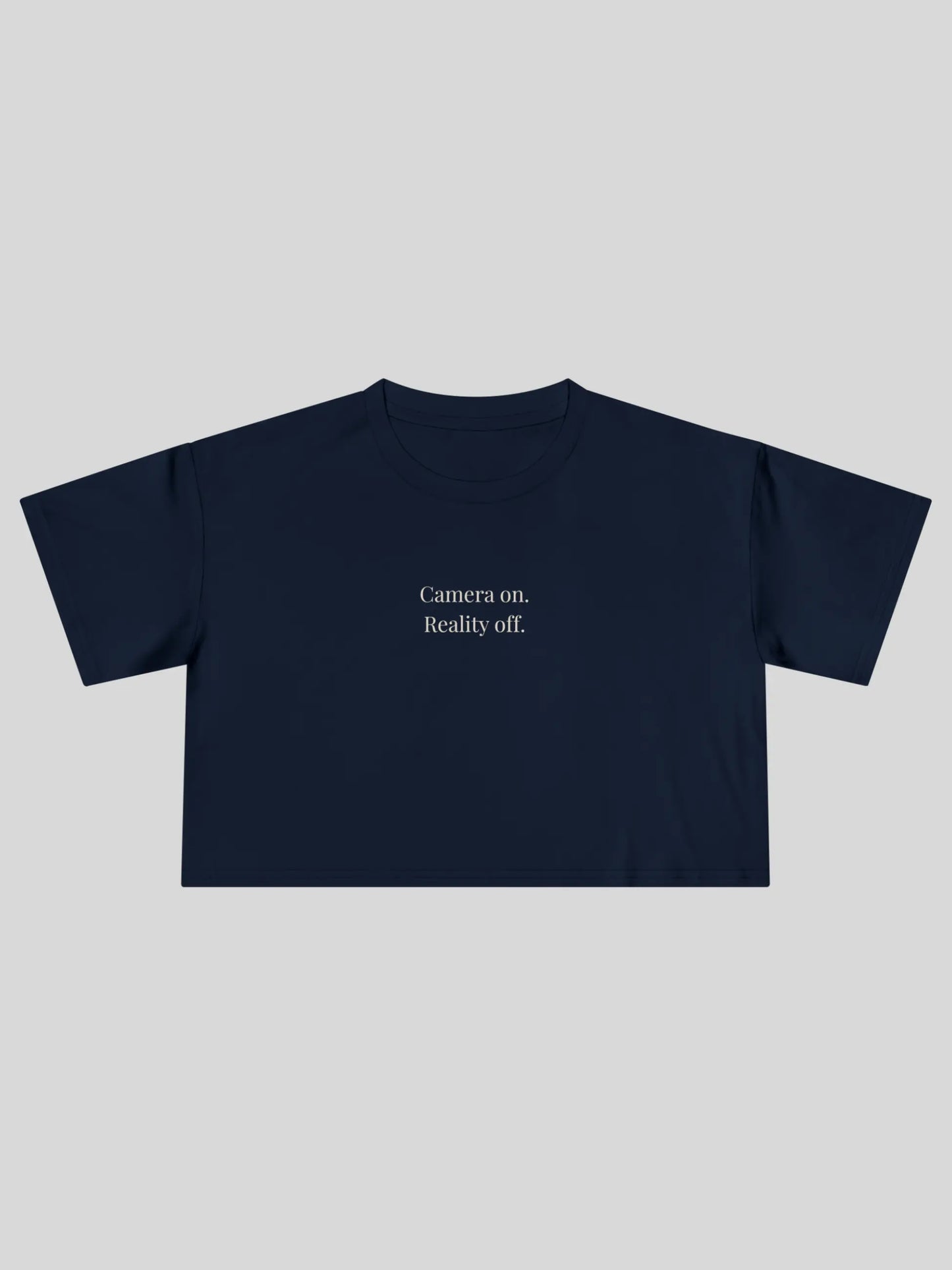 Camera On Cropped Tee