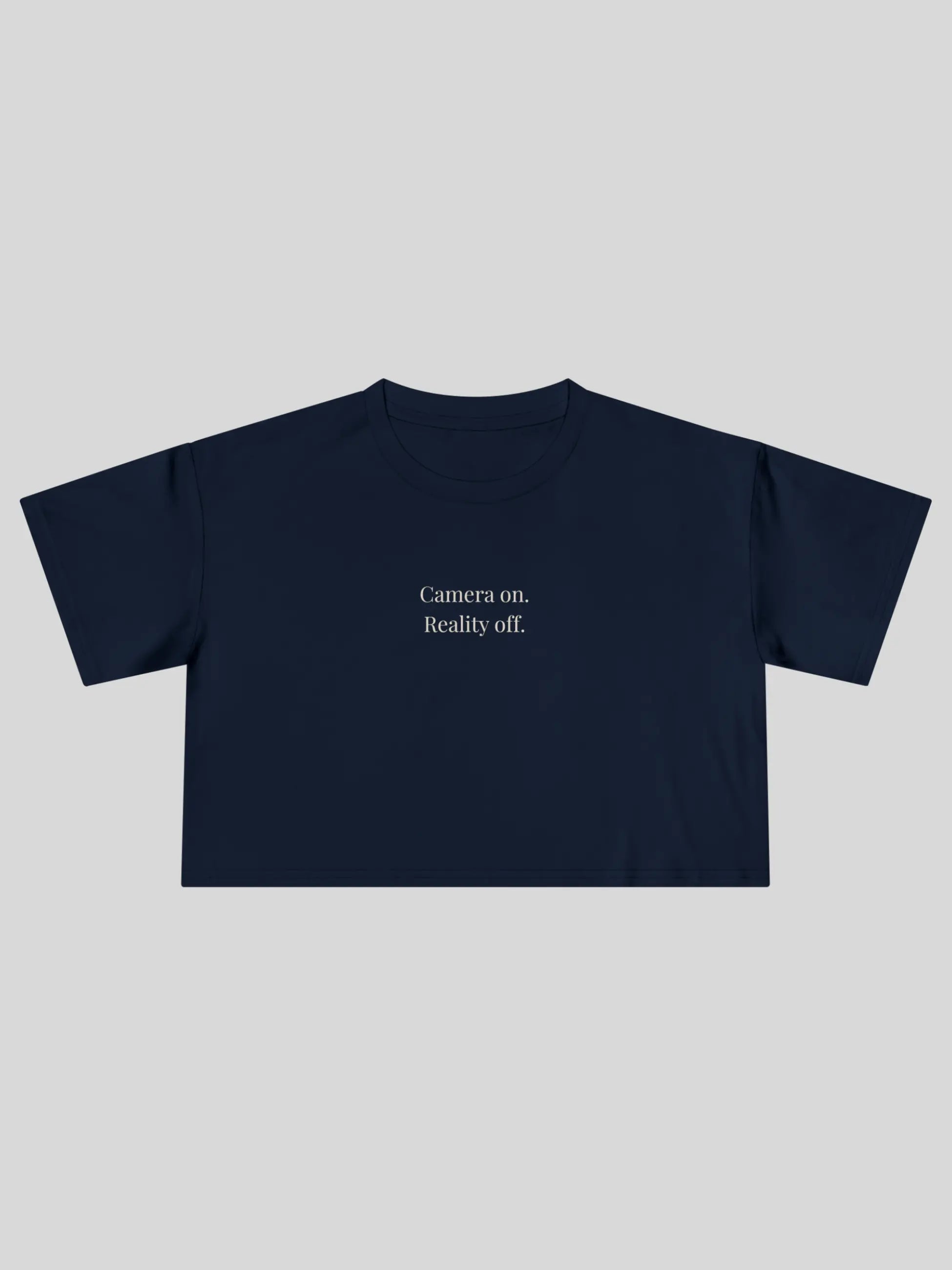 Camera On Cropped Tee