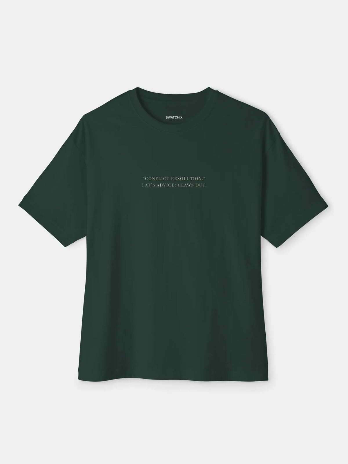 Conflict Resolution Oversized Tee