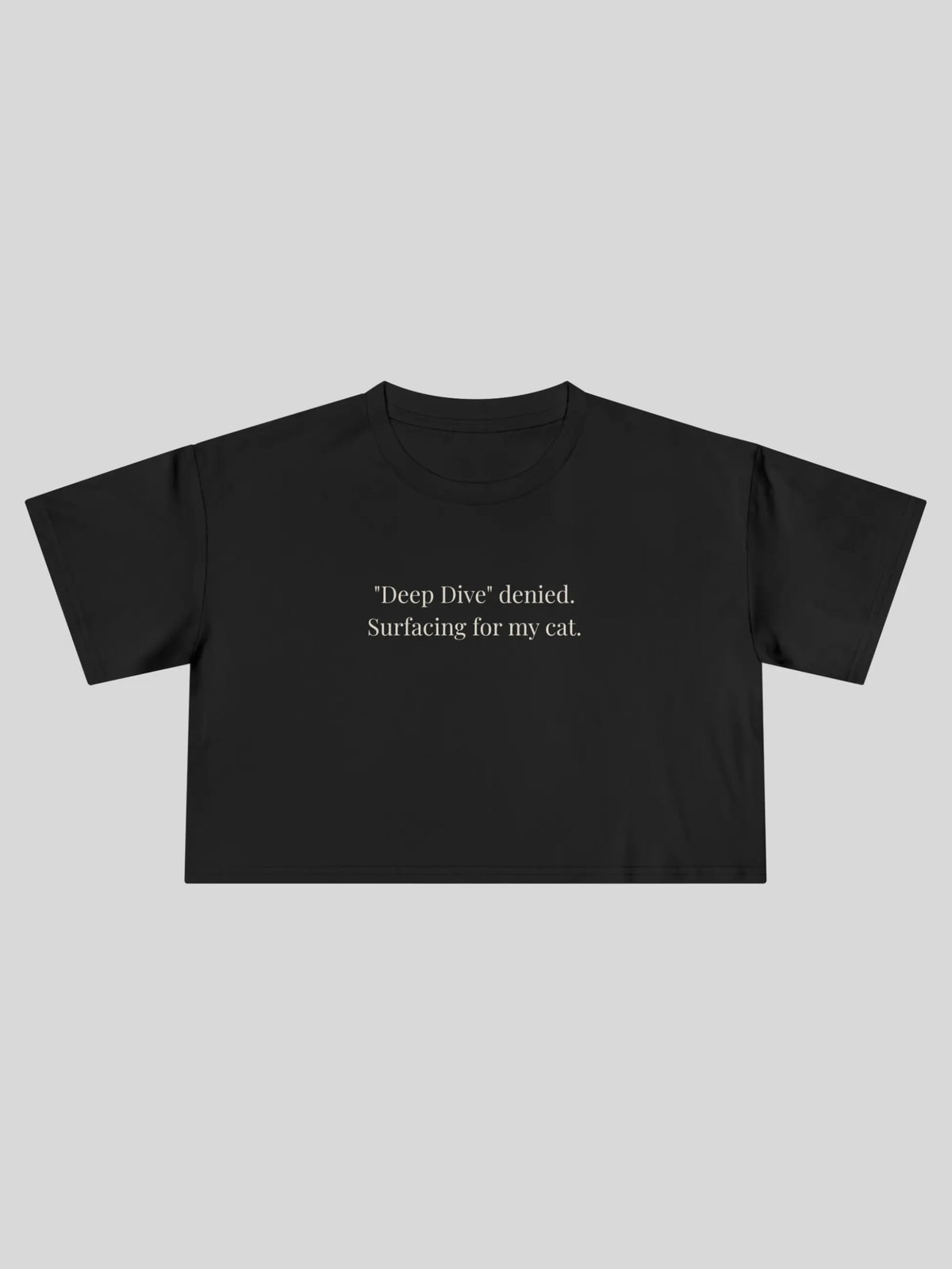 Deep Dive Cropped Tee