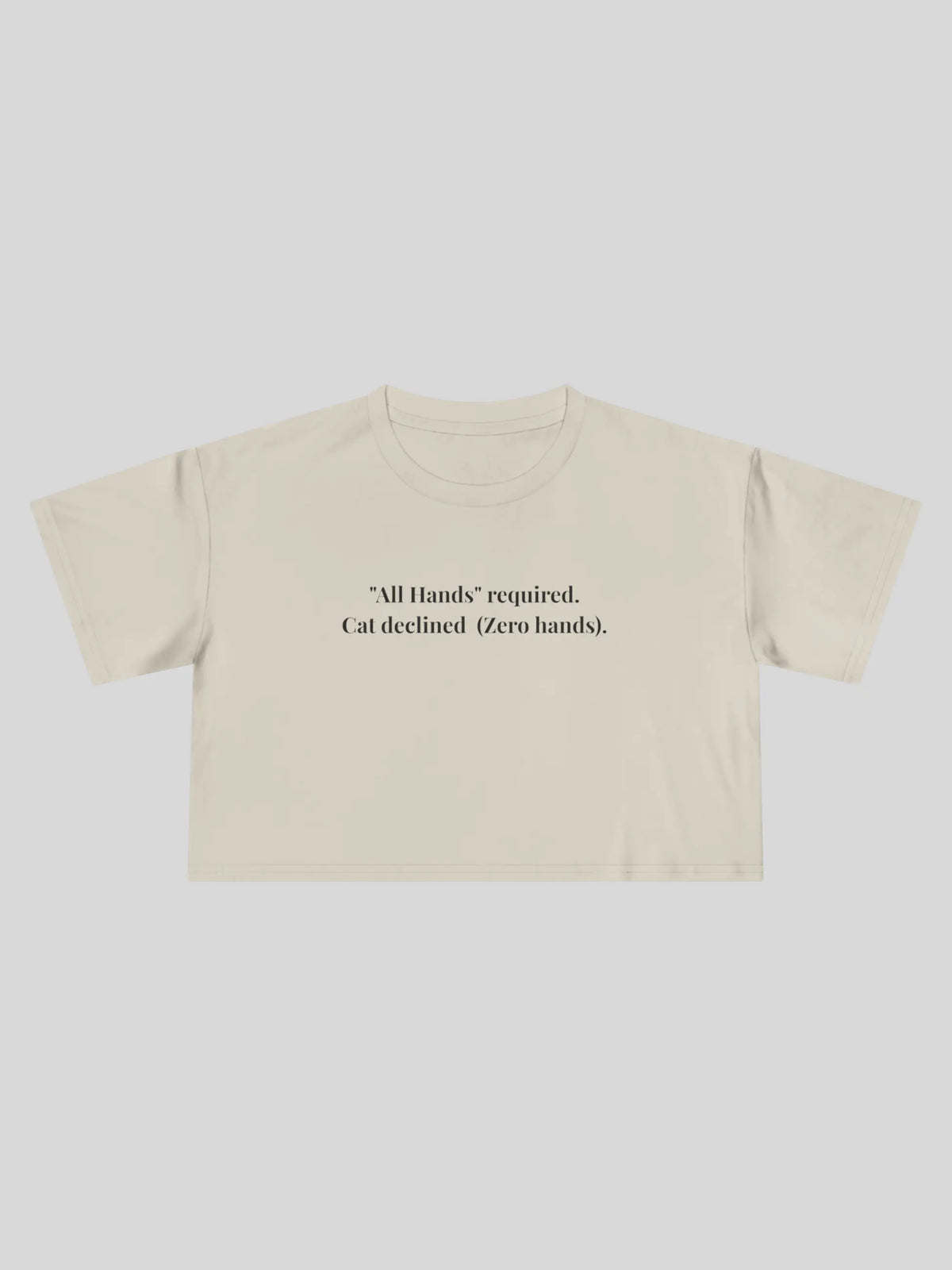 All Hands Cropped Tee