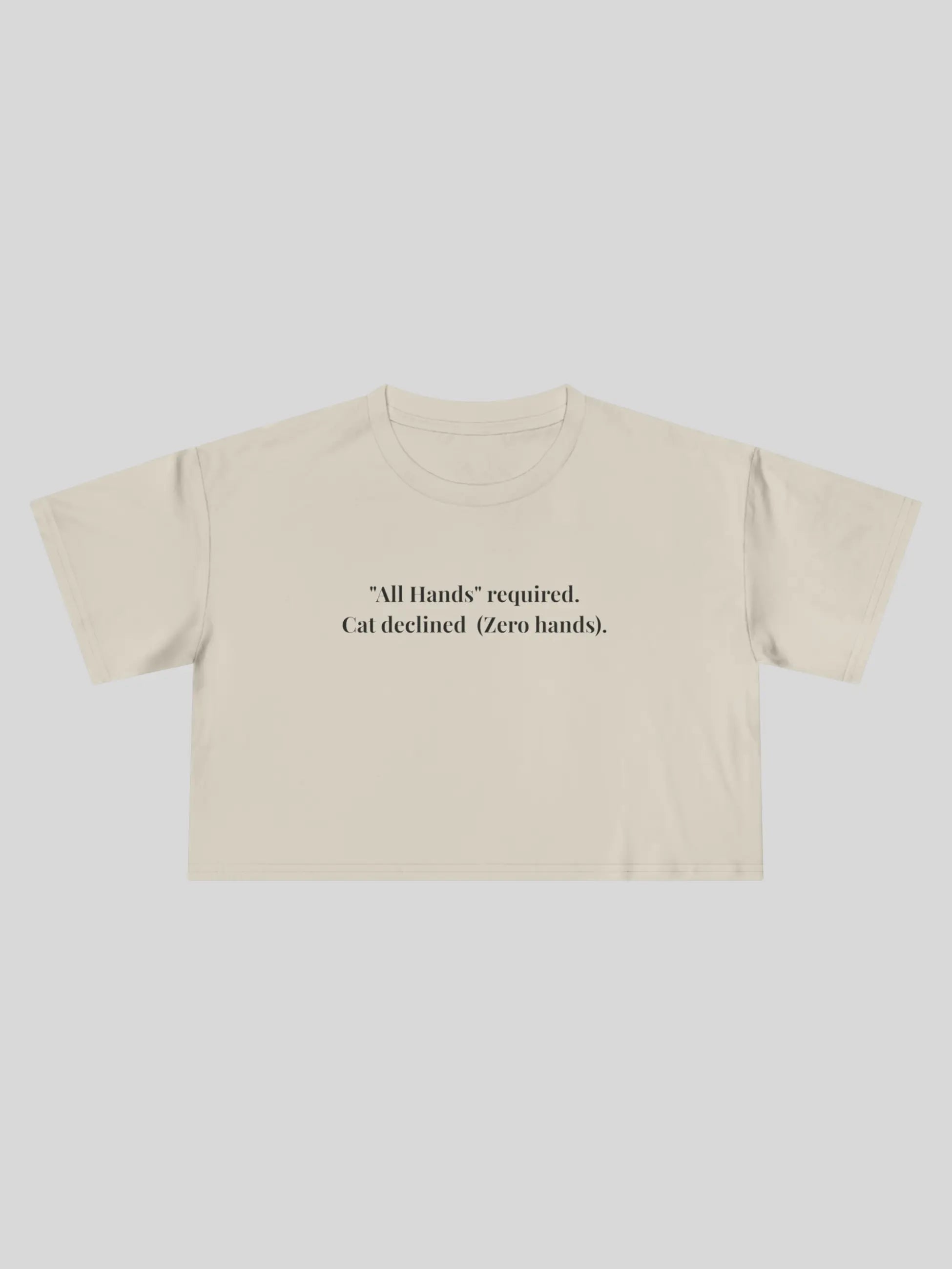 All Hands Cropped Tee