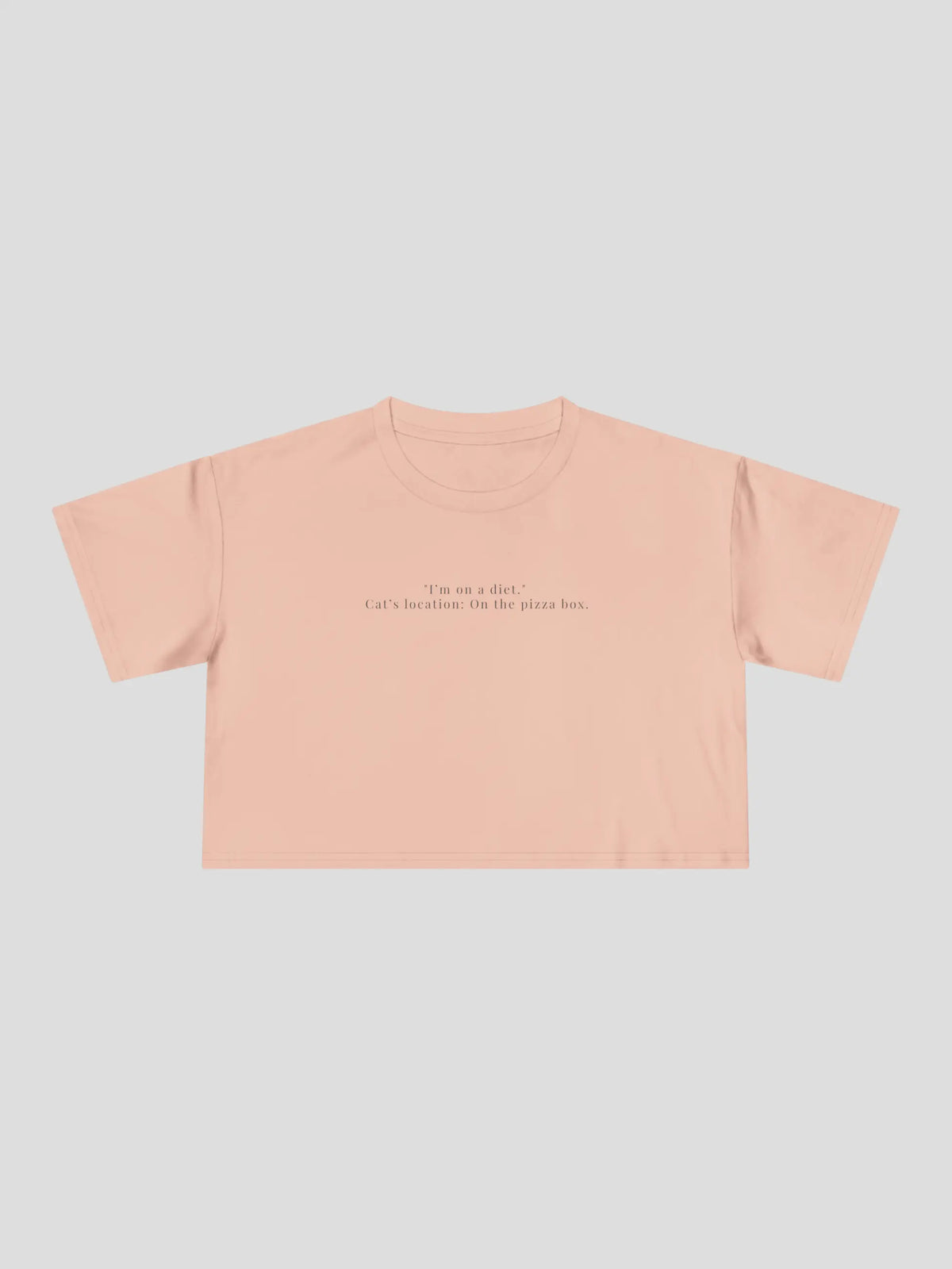 On Diet Cropped Tee