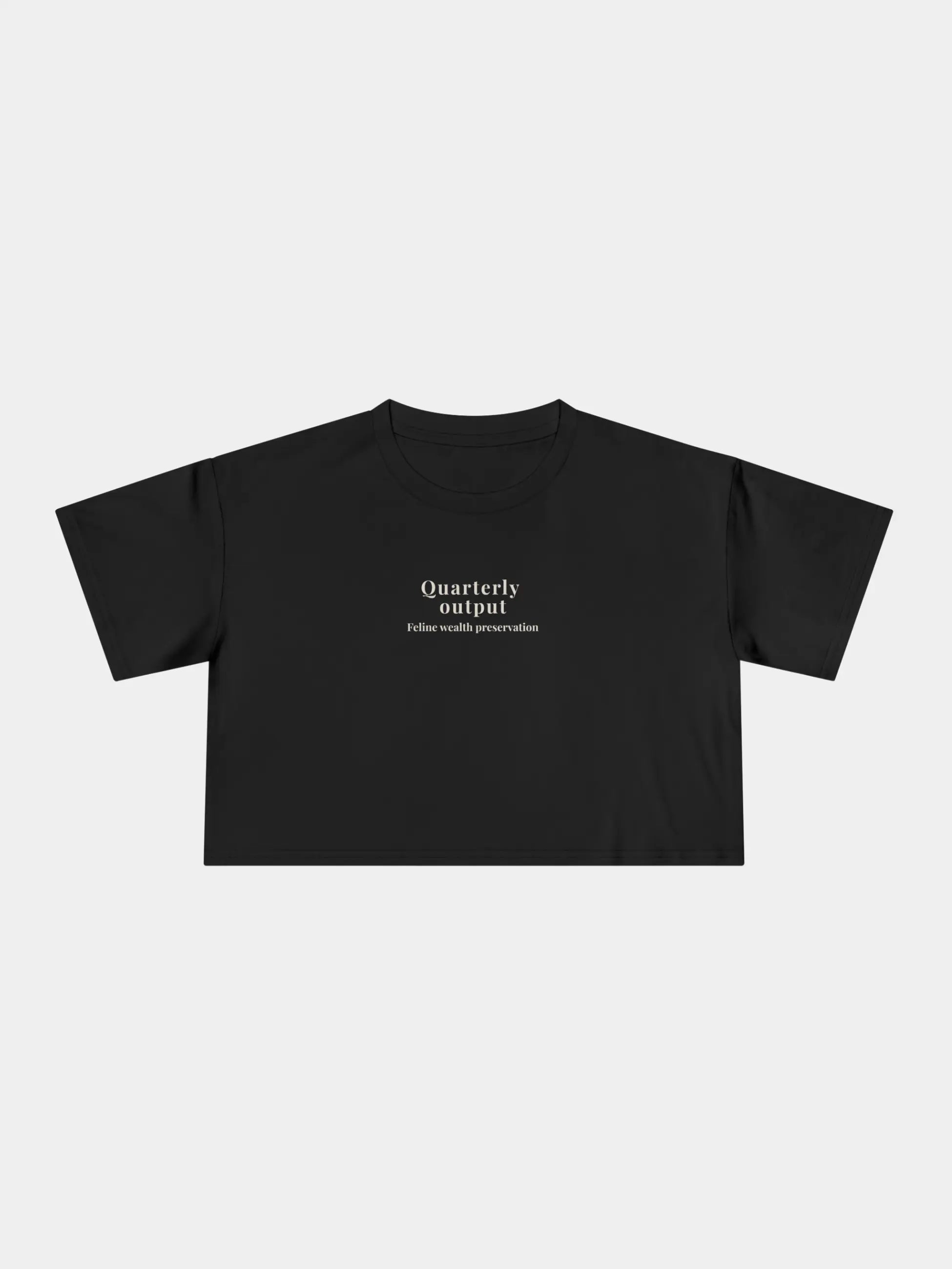 Quarterly Output Cropped Tee