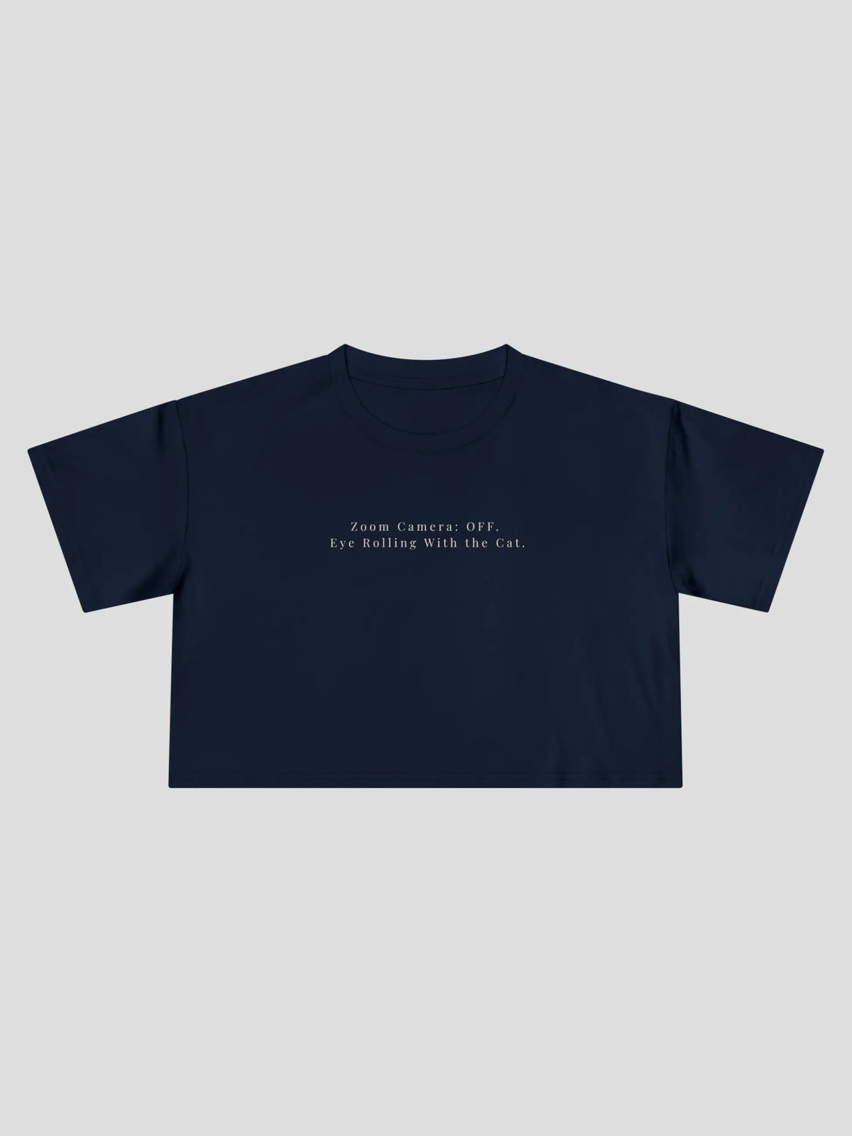 Zoom Camera Cropped Tee