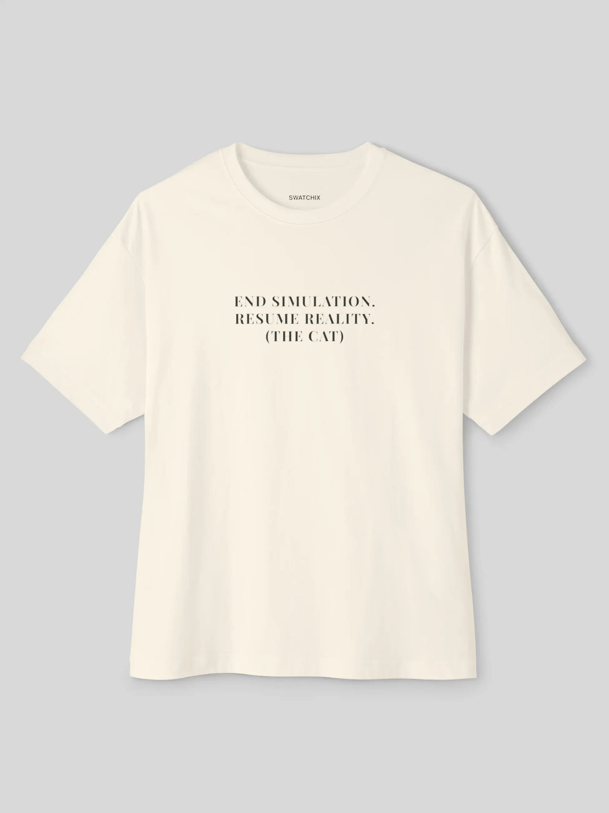 End Simulation Oversized Tee
