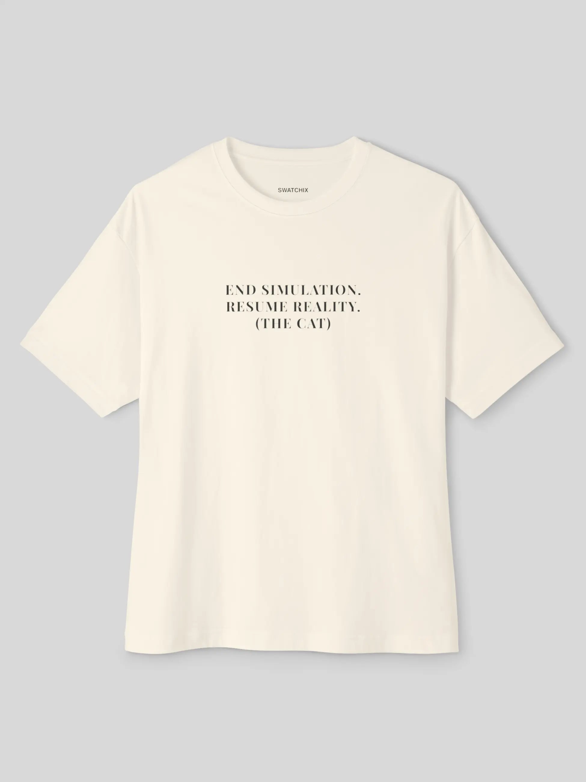 End Simulation Oversized Tee