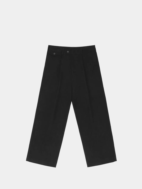 Adjustable Waist Straight-Leg Pants