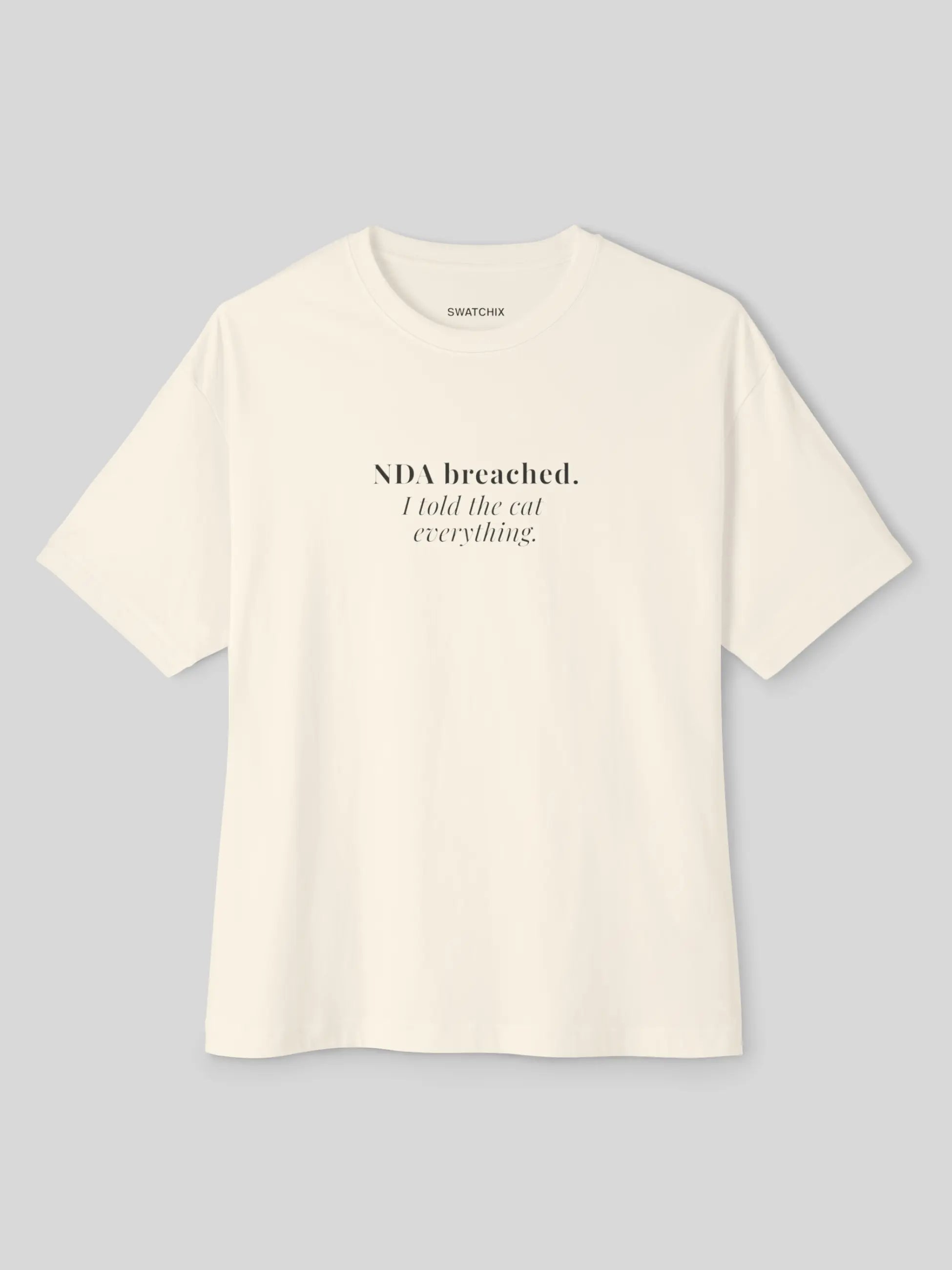 NDA Breached Oversized Tee