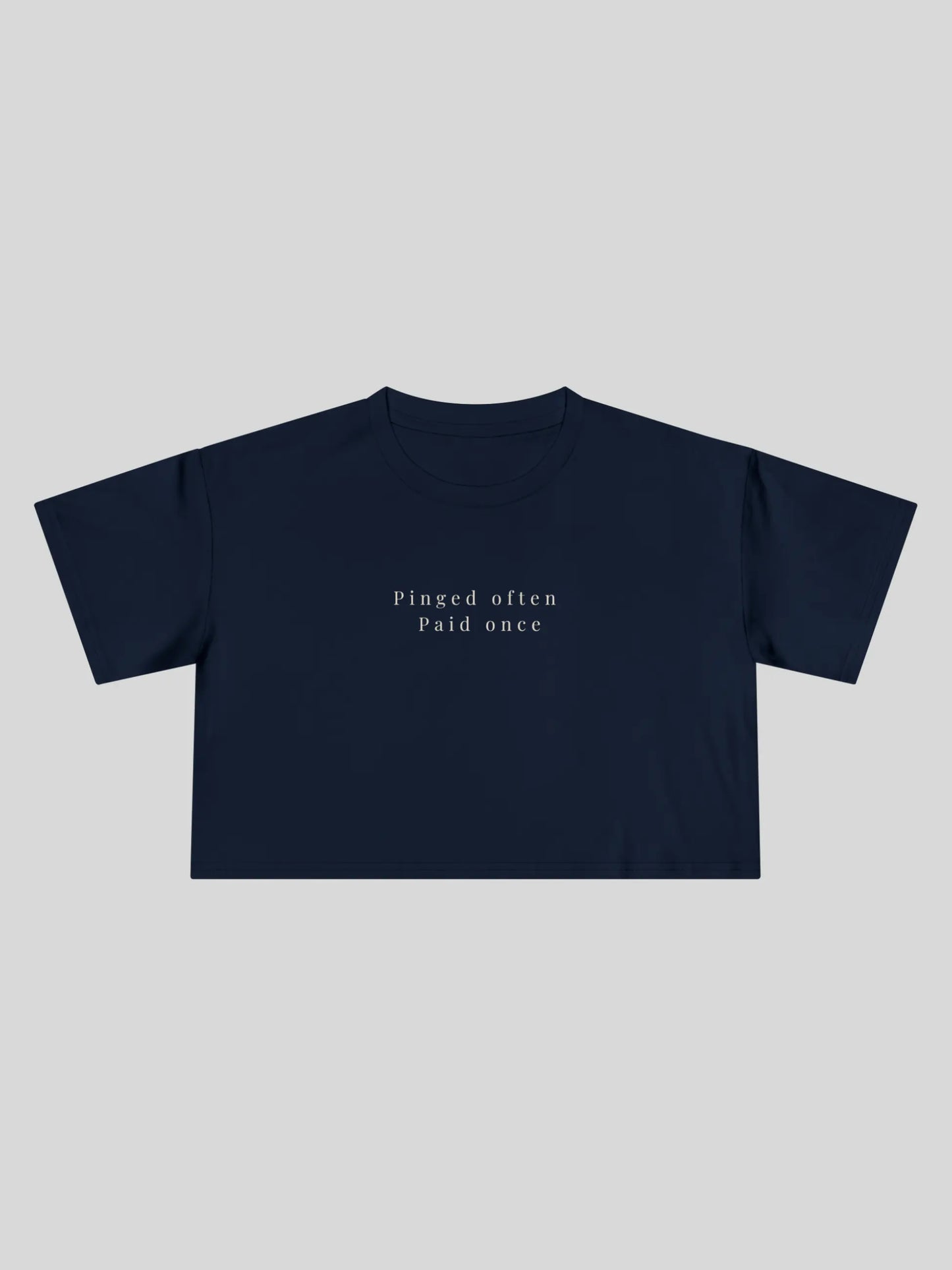 Pinged Often Cropped Tee